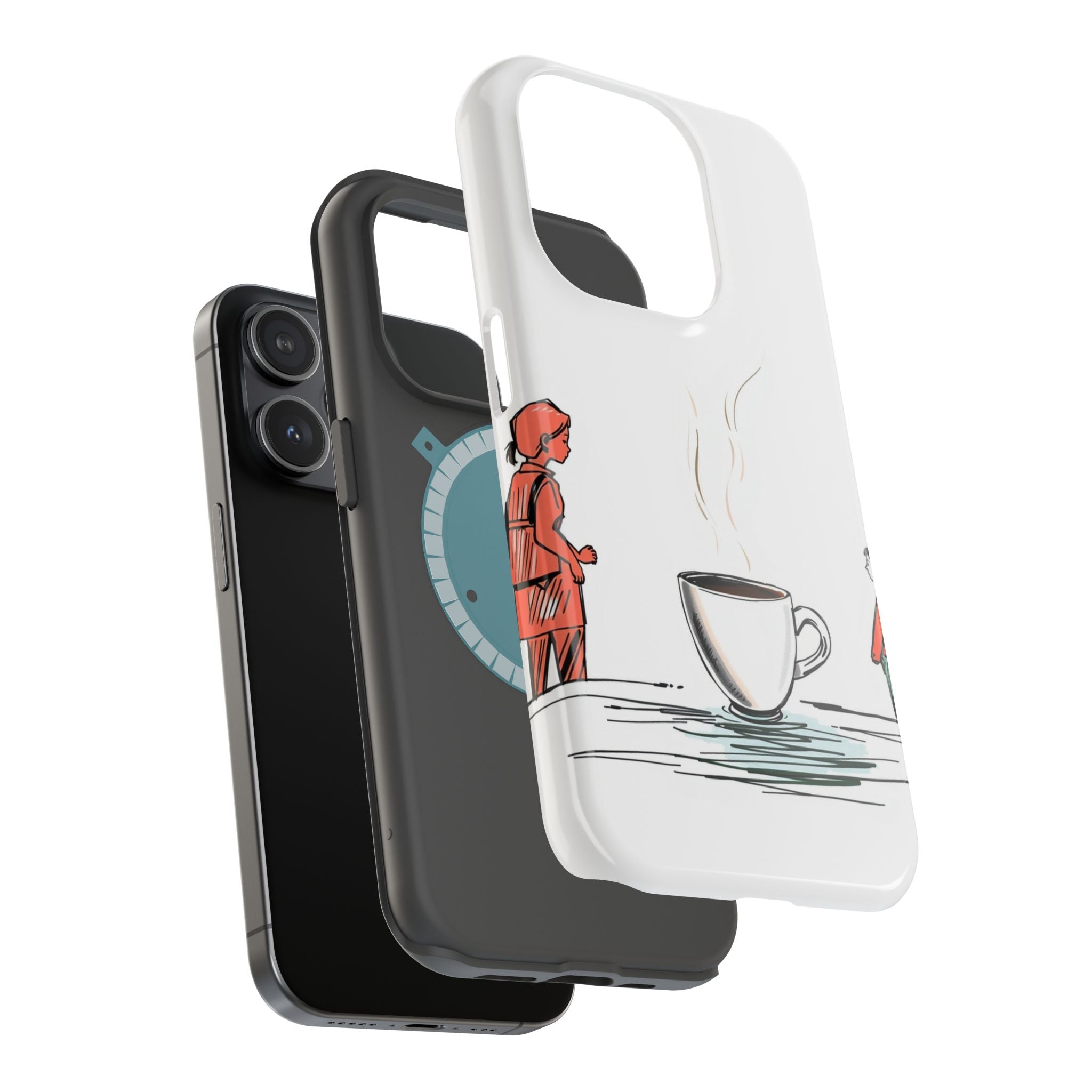 iPhone Coffee Before People Mystic Art Slim Everyday Designer Case · iPhone Case