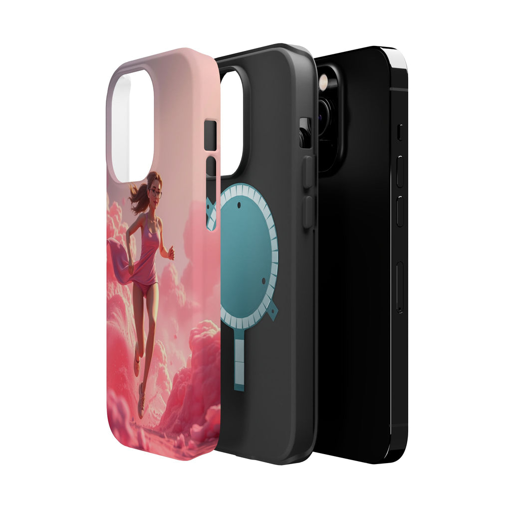 iPhone on Fumes 3D Digital Bold Modern Everyday Snap Case · iPhone Case