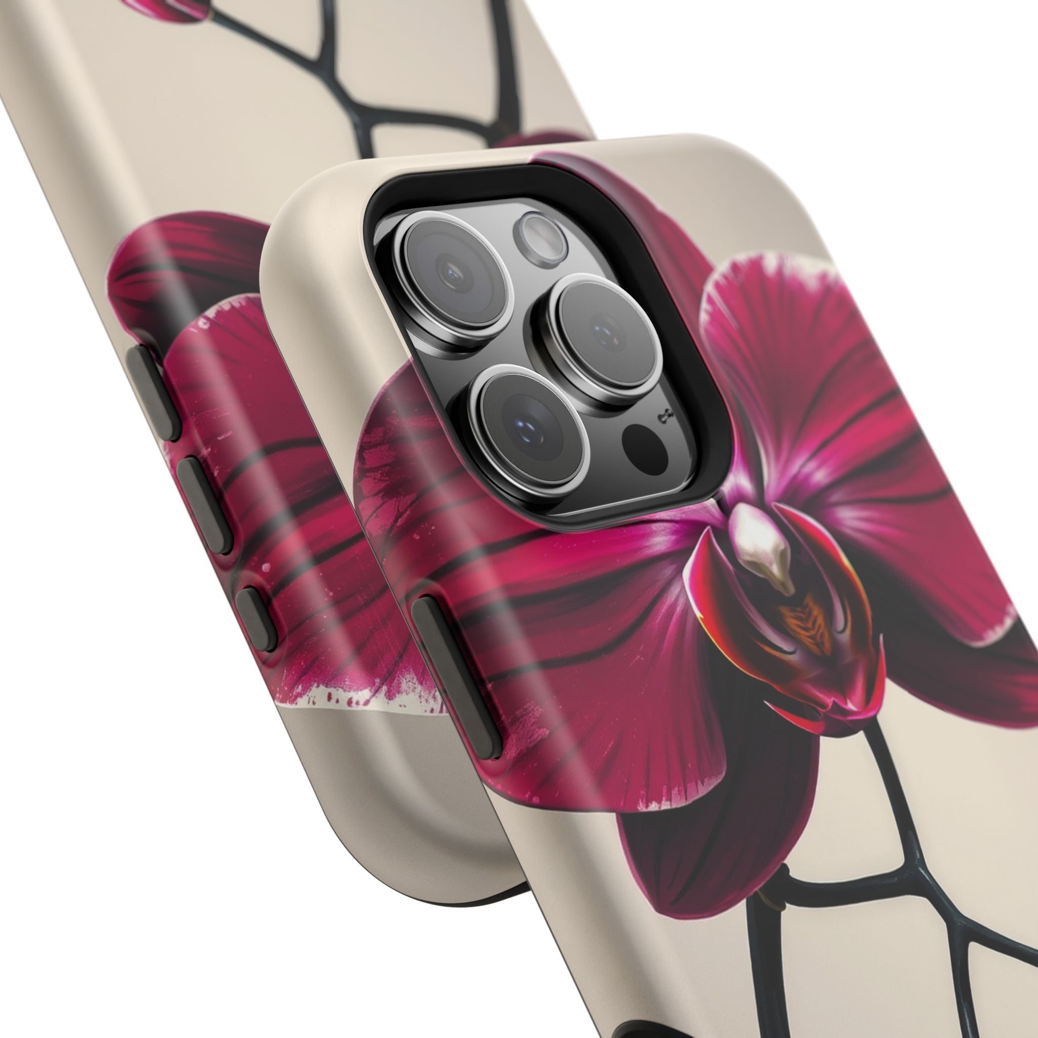 iPhone Orchid Study Enchanted Art Bold Modern Everyday Snap Case · iPhone Case