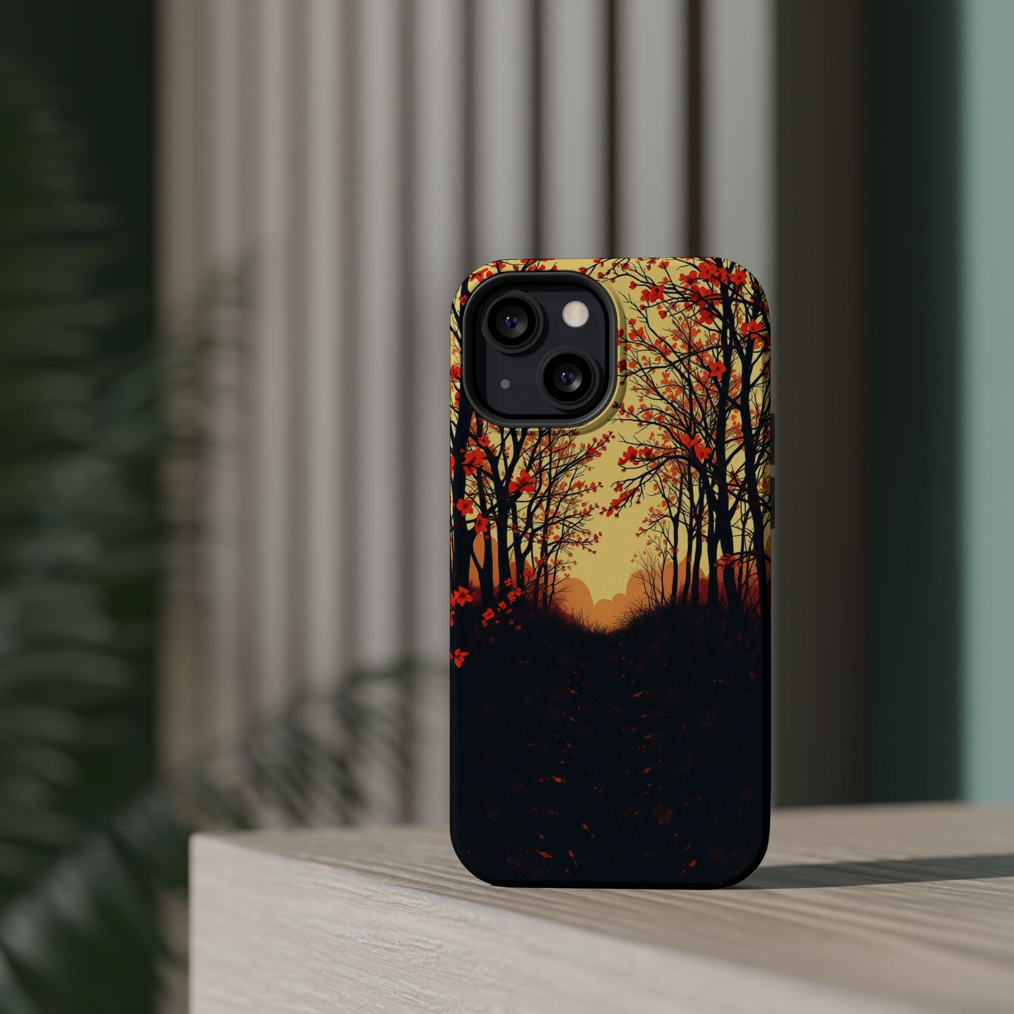 iPhone Dreamy Blossom Trail Design Bold Modern Everyday Snap Case · iPhone Case