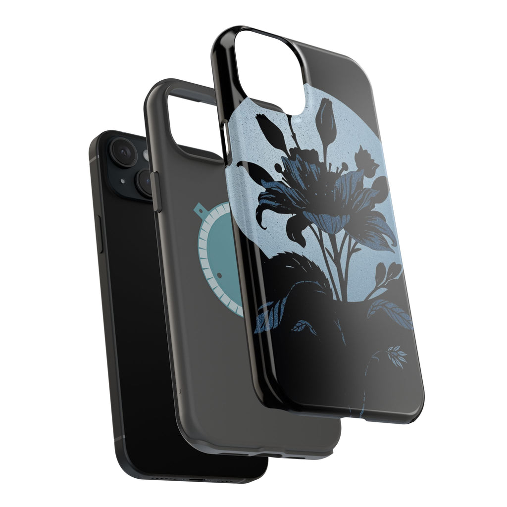 iPhone Radiant Floral Silhouette Design Slim Everyday Designer Case · iPhone Cas