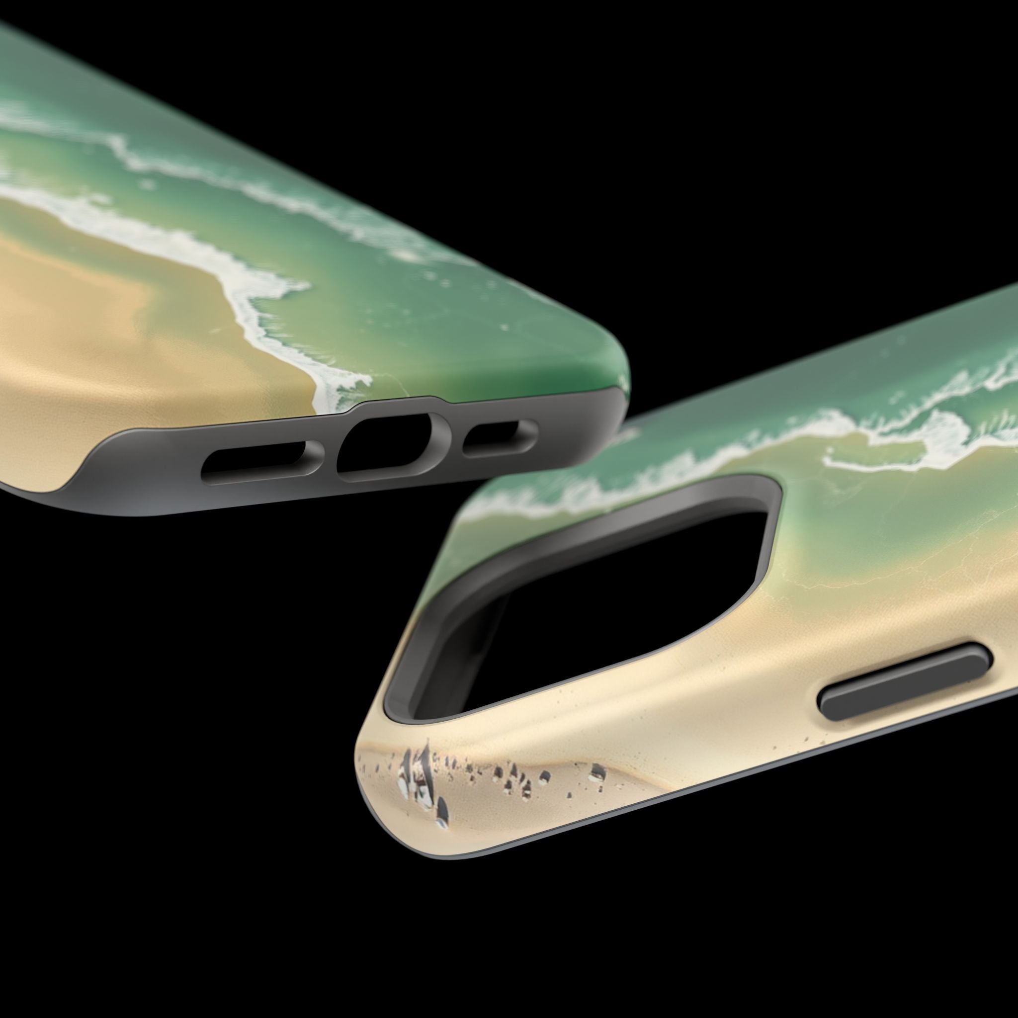 iPhone Shoreline Aerial Bold Art Bold Modern Everyday Snap Case · iPhone Case