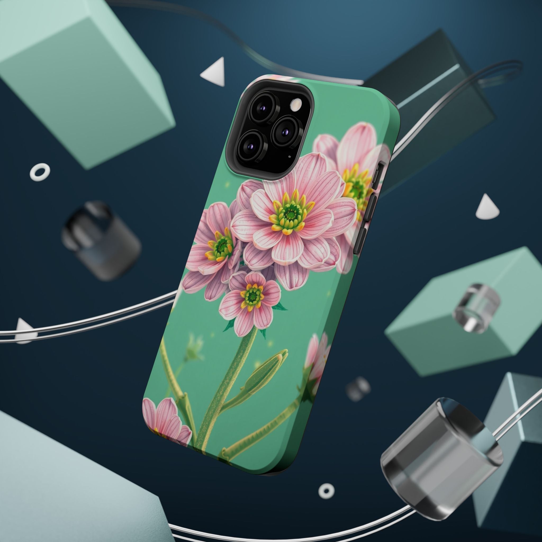 iPhone Vibrant Ranunculus Stack Design Slim Everyday Designer Case · iPhone Case