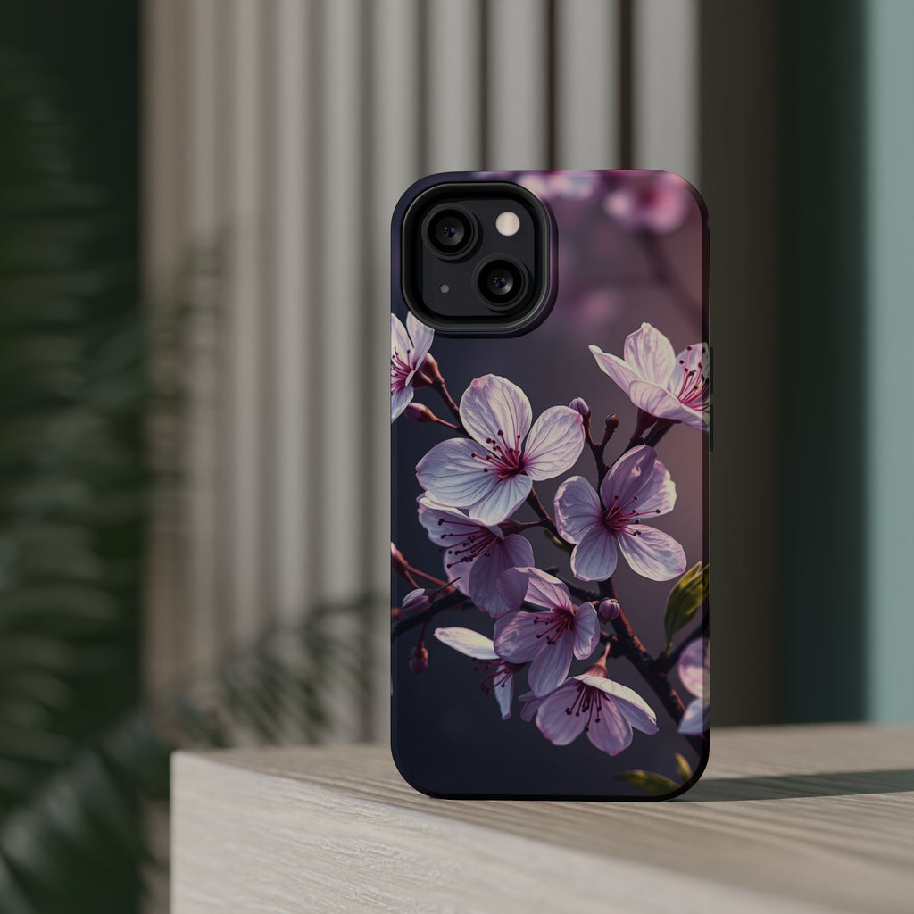 iPhone Cherry Blossom Enchanted Art Artistic Everyday Cas Slim Snap Case · iPhon