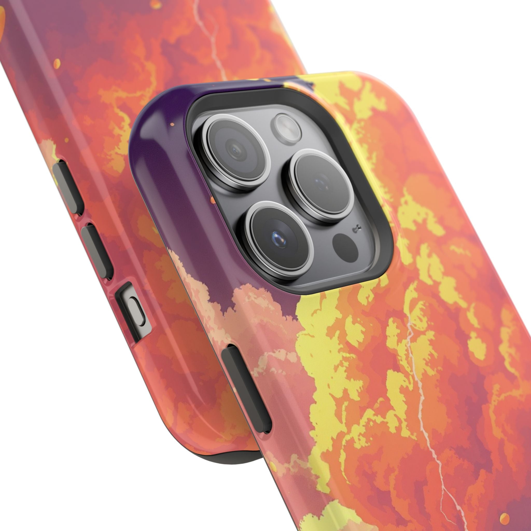 iPhone Sunset Amber And Peach Petal Storm Slim iPhone Everyday Designer · iPhone