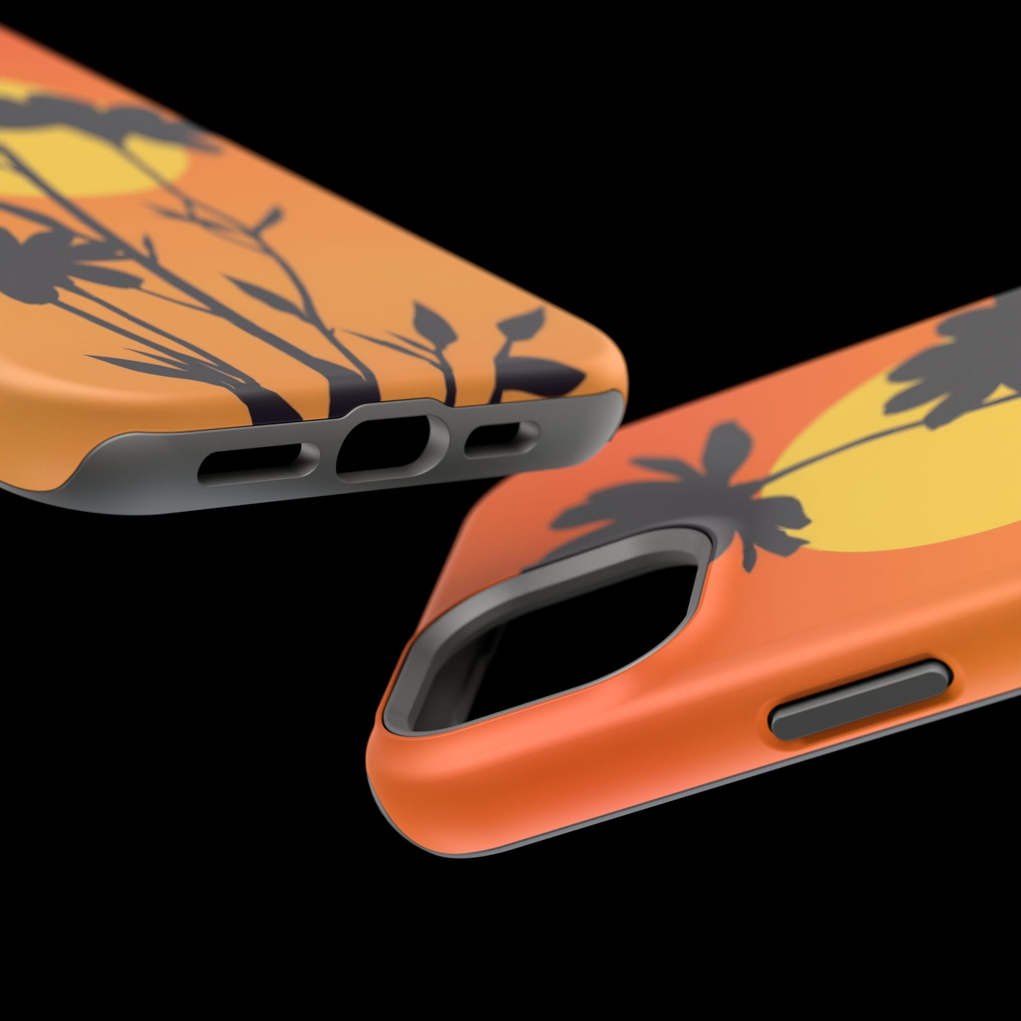 iPhone Vibrant Floral Silhouette Design Slim Everyday iPhone Designer · iPhone C