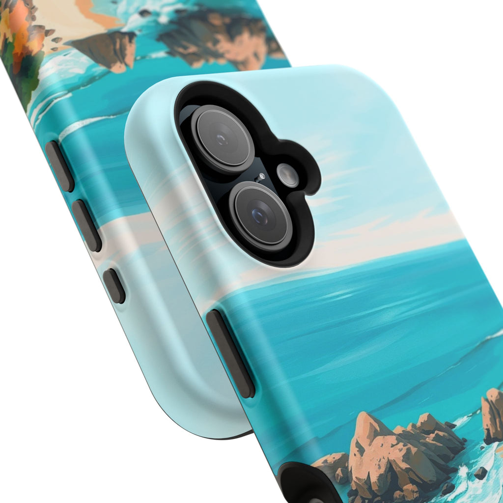 iPhone Pebble Beach Cinematic Art Bold Modern Everyday Snap Case · iPhone Case
