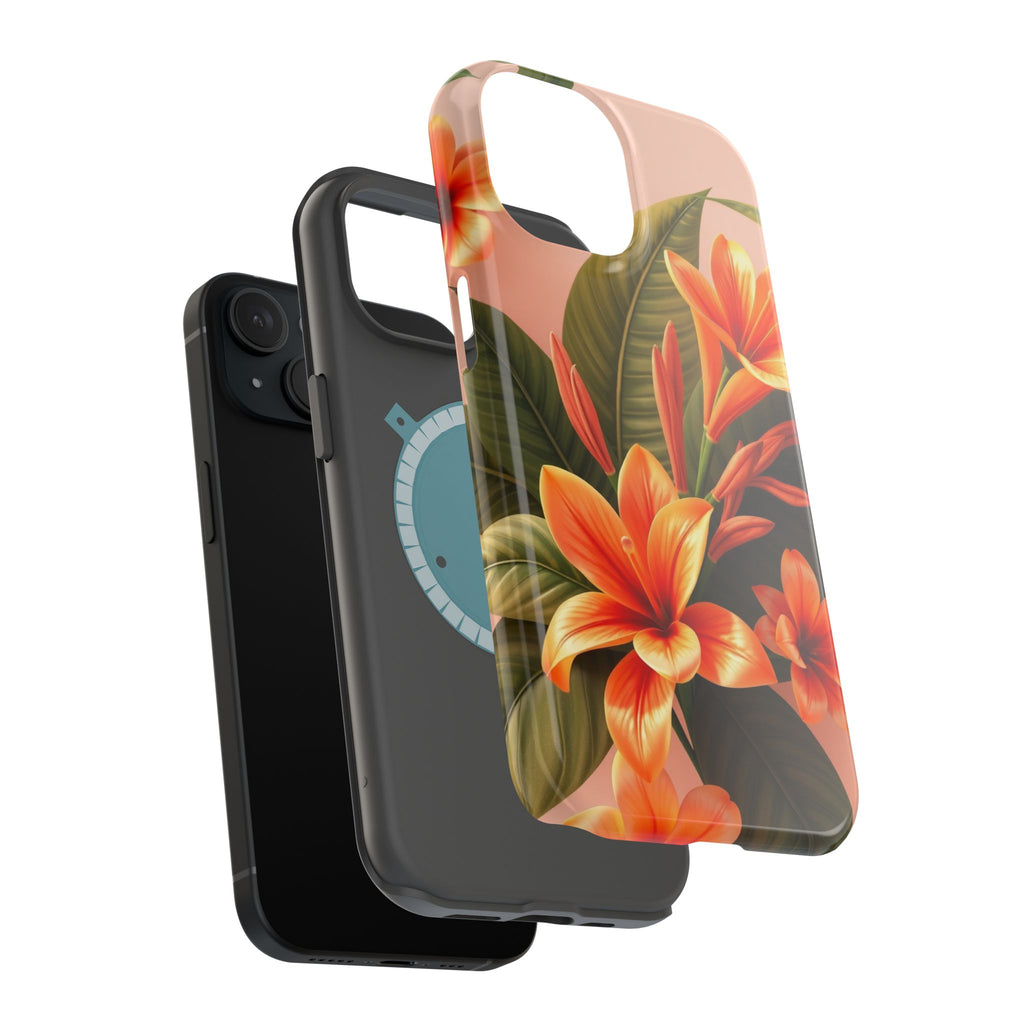 iPhone Tropical Bloom 3D Digital Bold Modern Everyday Snap Case · iPhone Case