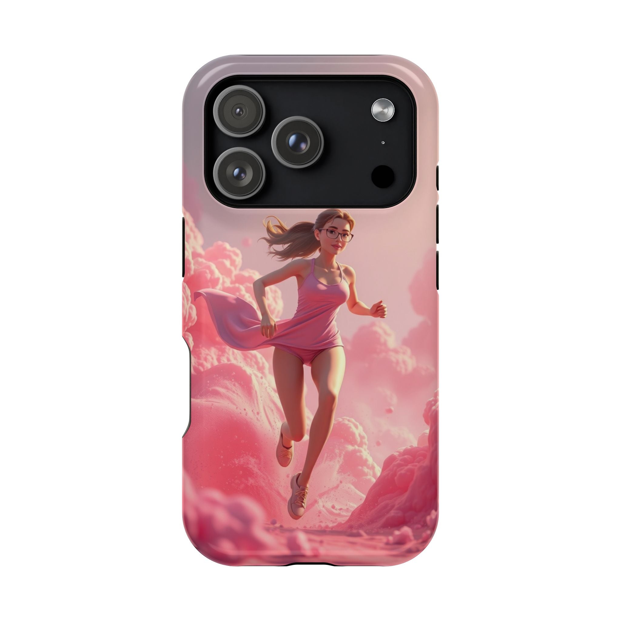 iPhone on Fumes 3D Digital Bold Modern Everyday Snap Case · iPhone Case