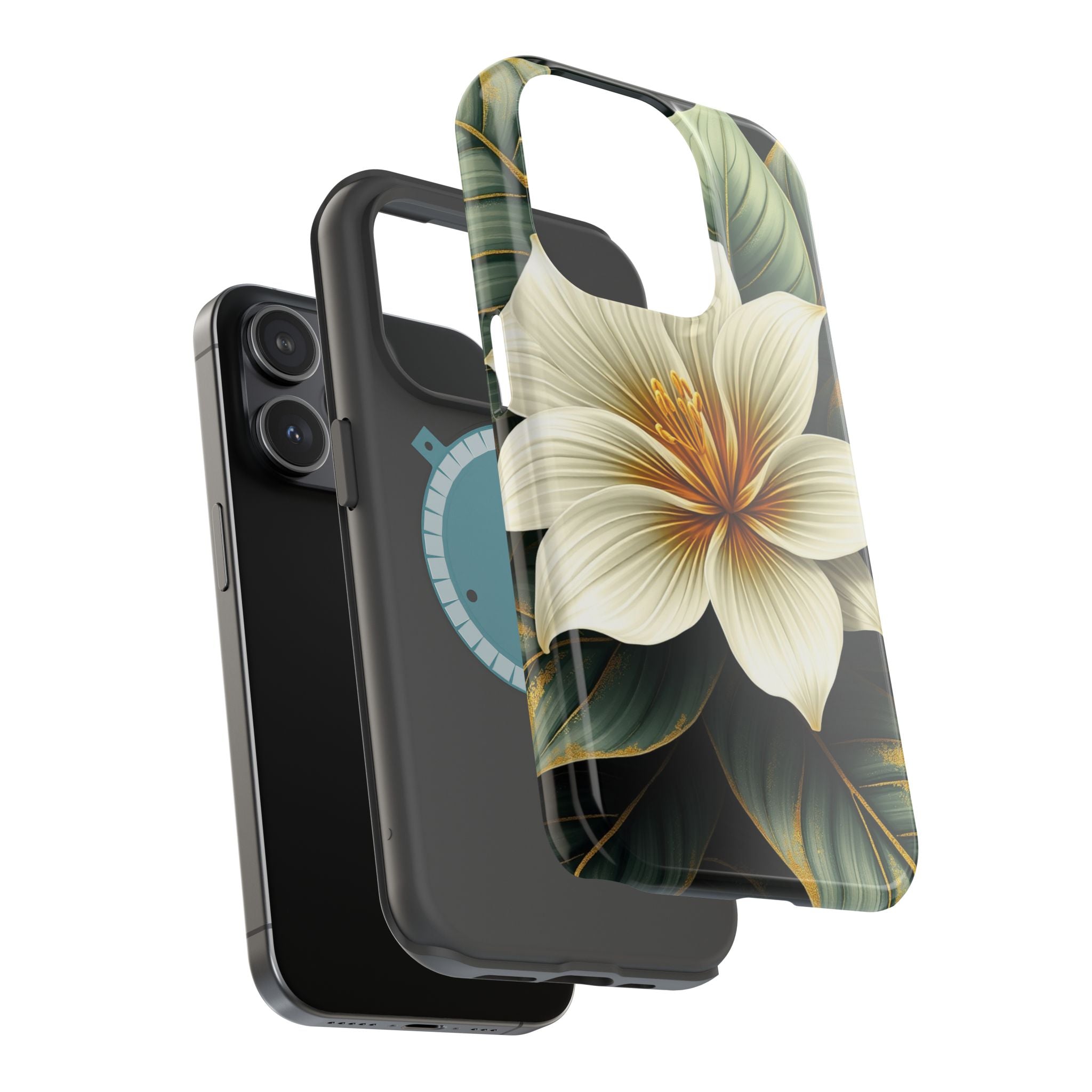 iPhone Radiant Tropical Bloom Design Slim Everyday Designer Case · iPhone Case