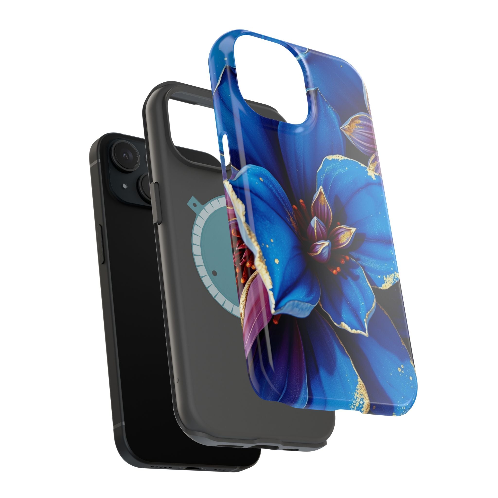 iPhone Floral Gold Foil Serene Design Slim Snap Case Ga · iPhone Case