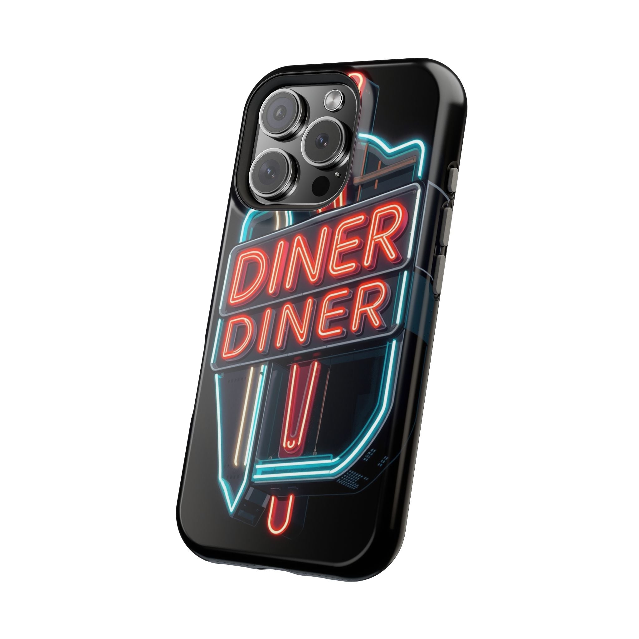 iPhone Neon Diner Sign Electric Art Slim Everyday Designer Case · iPhone Case