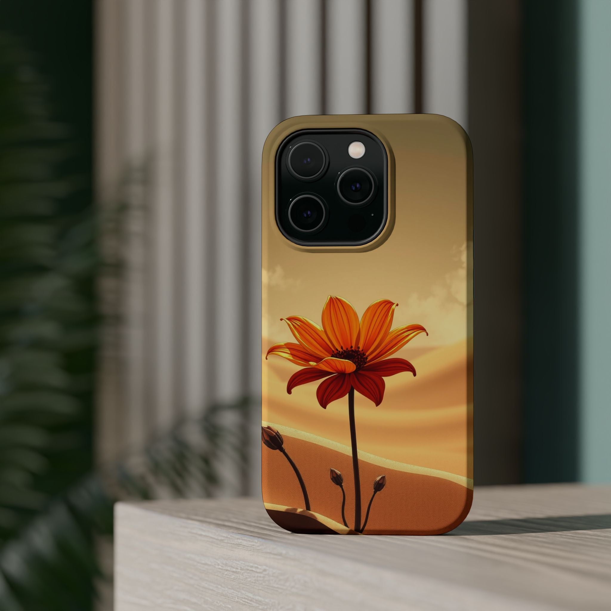 iPhone Neon Floral Dark Gothic Ink Bold Modern Everyday Snap Case · iPhone Case