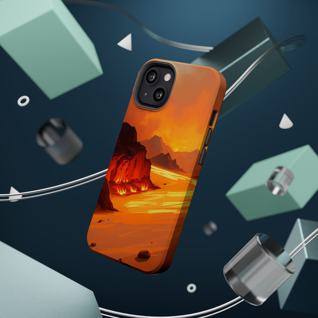 iPhone Burnt Orange And Sand Wildfire Glow Slim iPhone Everyday · iPhone Case