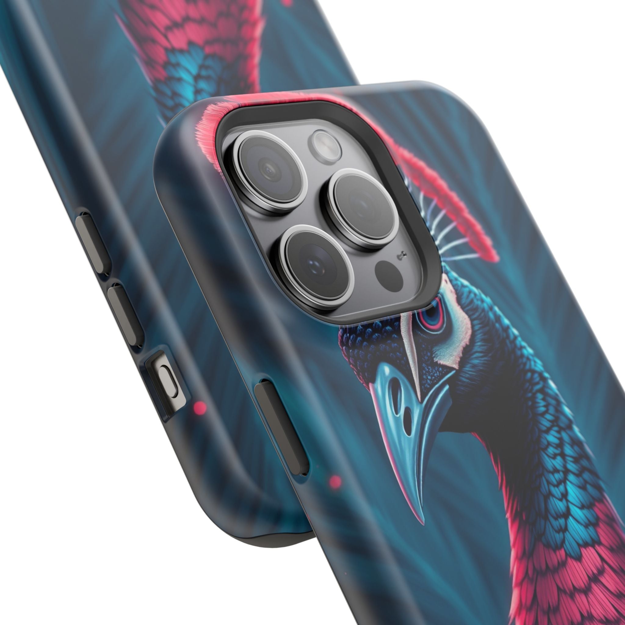 iPhone Nouveau Peacock Electric Art Slim Everyday Designer Case · iPhone Case
