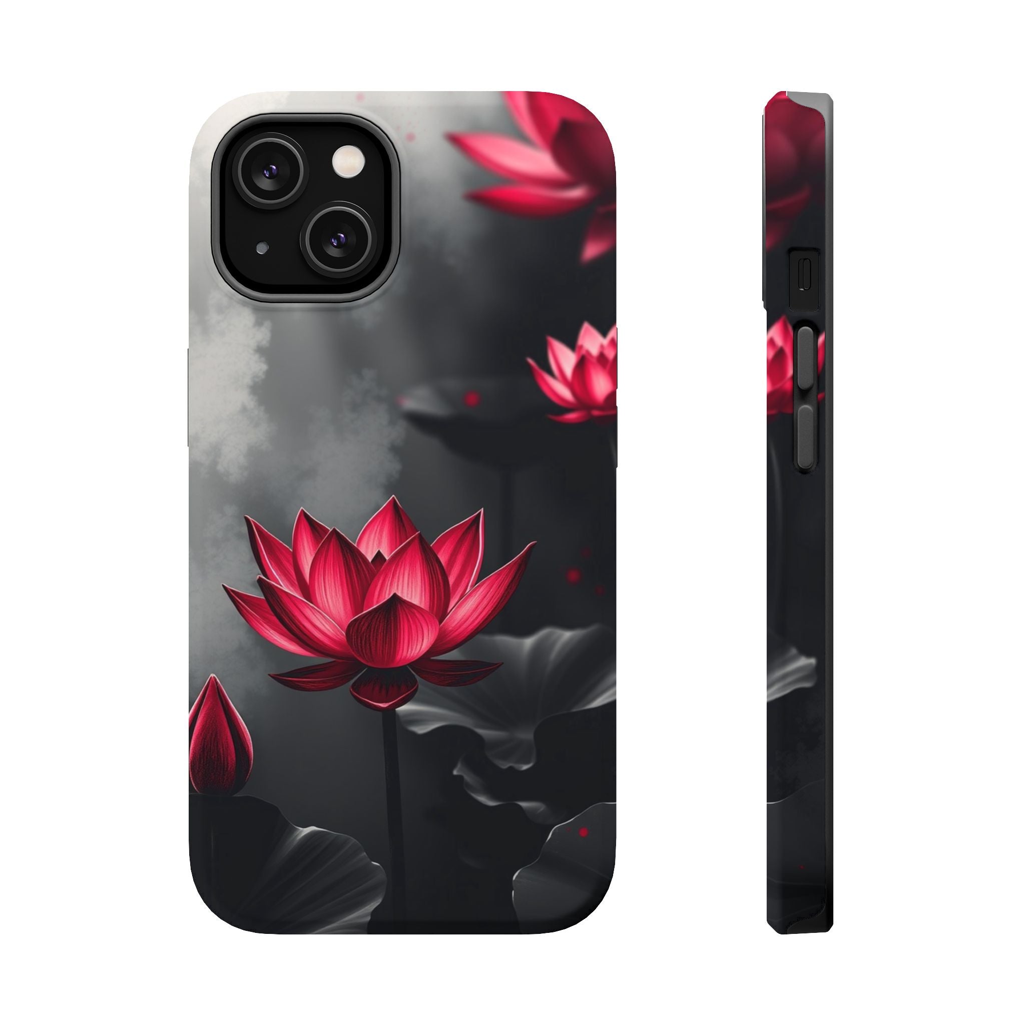 iPhone Lotus Pond Mystic Art 15 Slim Everyday Designer Case · iPhone Case