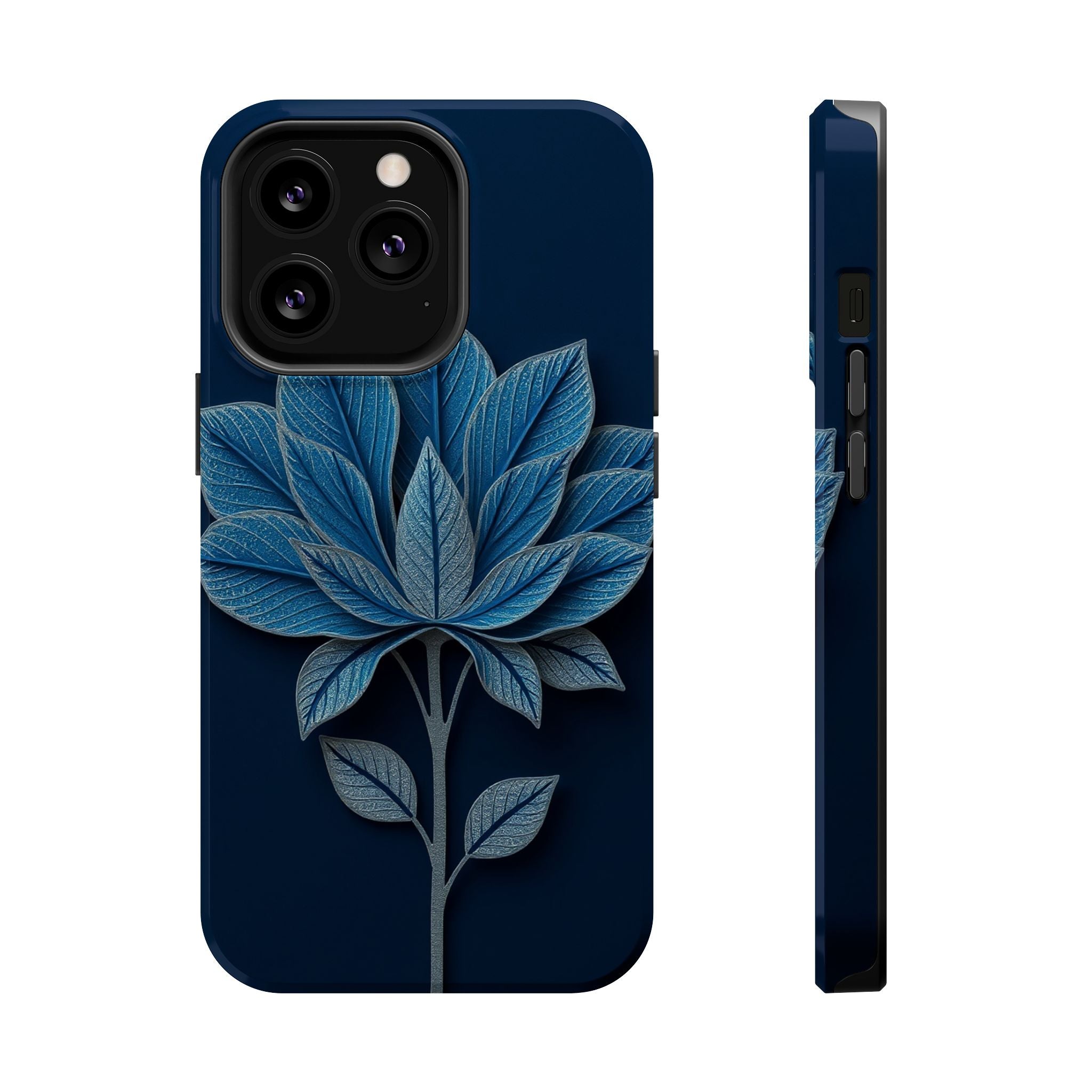 iPhone Night Bloomer Paper Cut Art Bold Modern Everyday Snap Case · iPhone Case