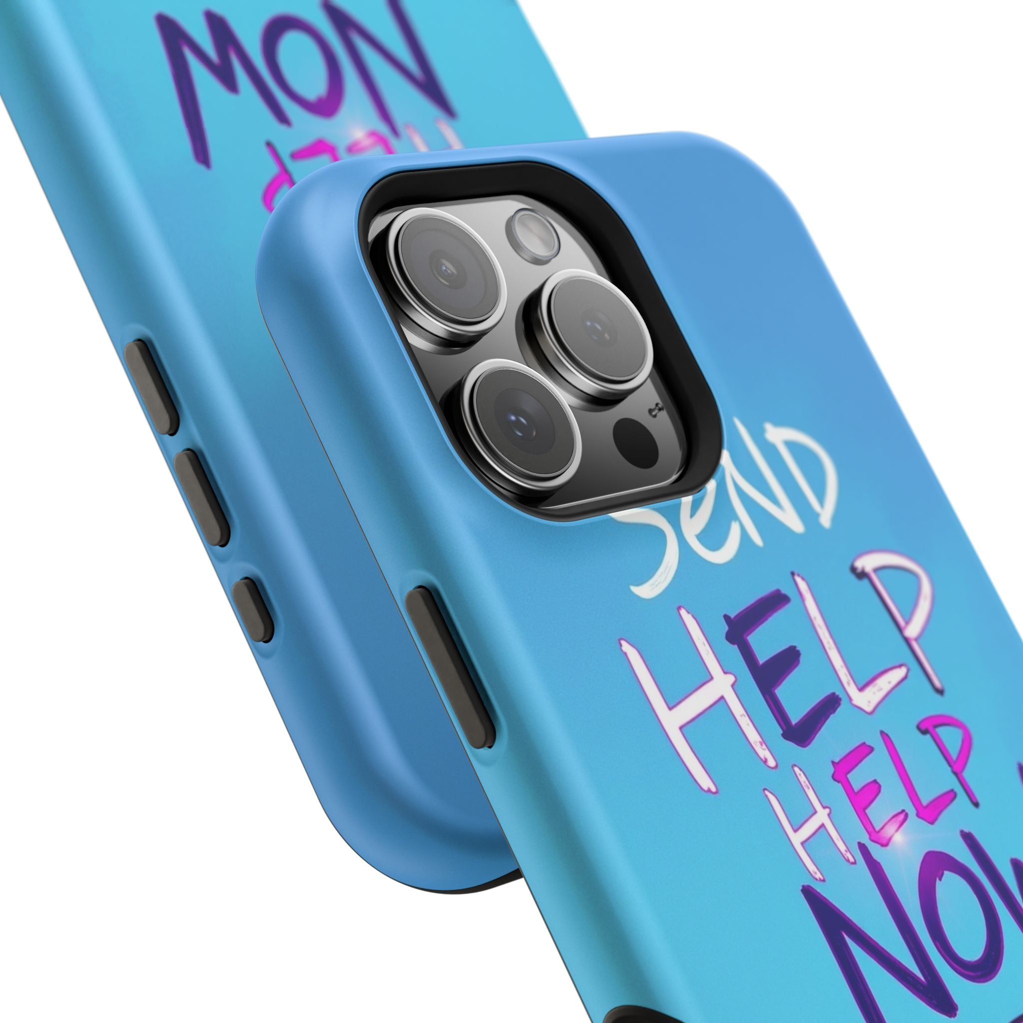 iPhone Radiant Send Help Now Design Slim Everyday Designer Case · iPhone Case