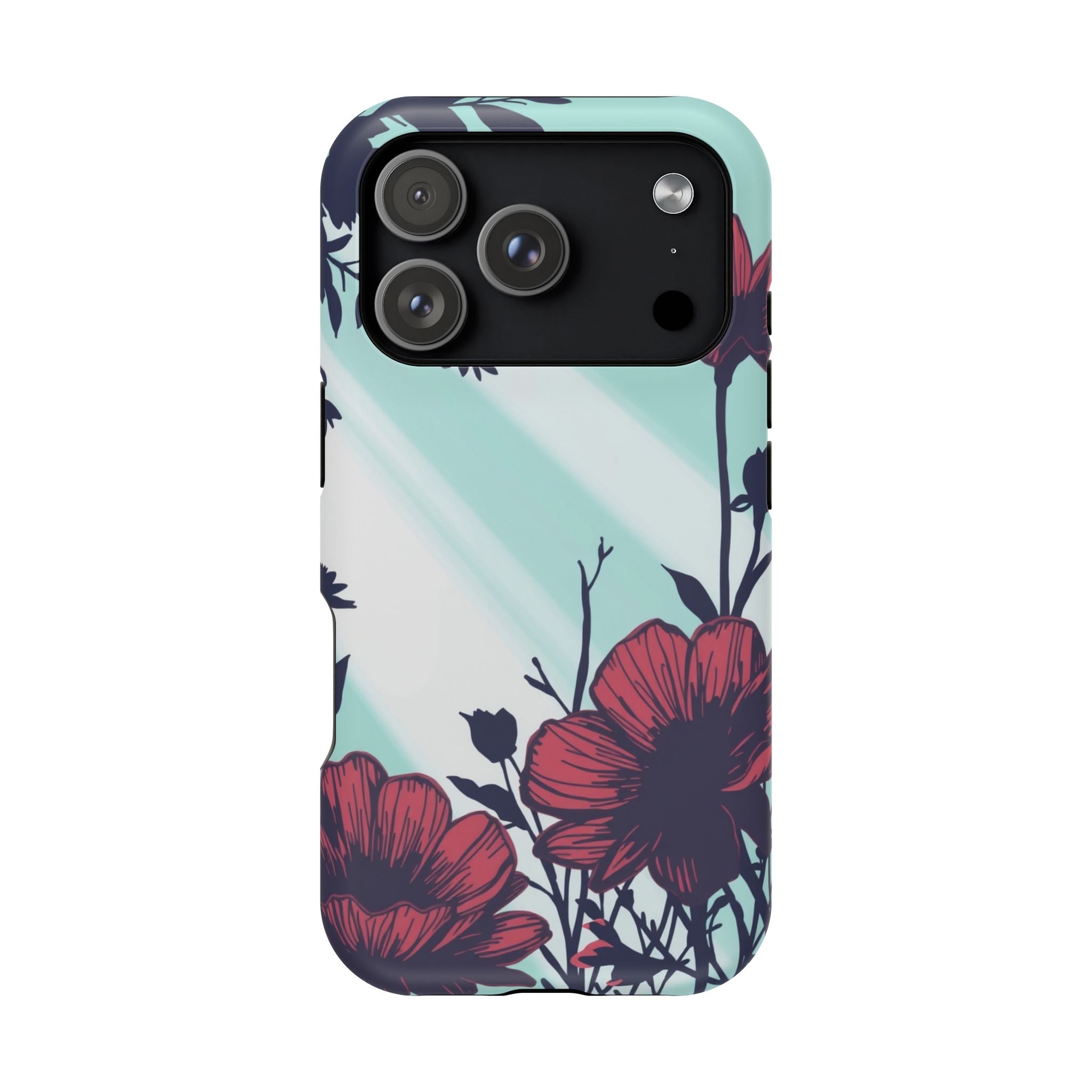 iPhone Floral Silhouette Cinematic Art Slim Everyday Designer Case · iPhone Case