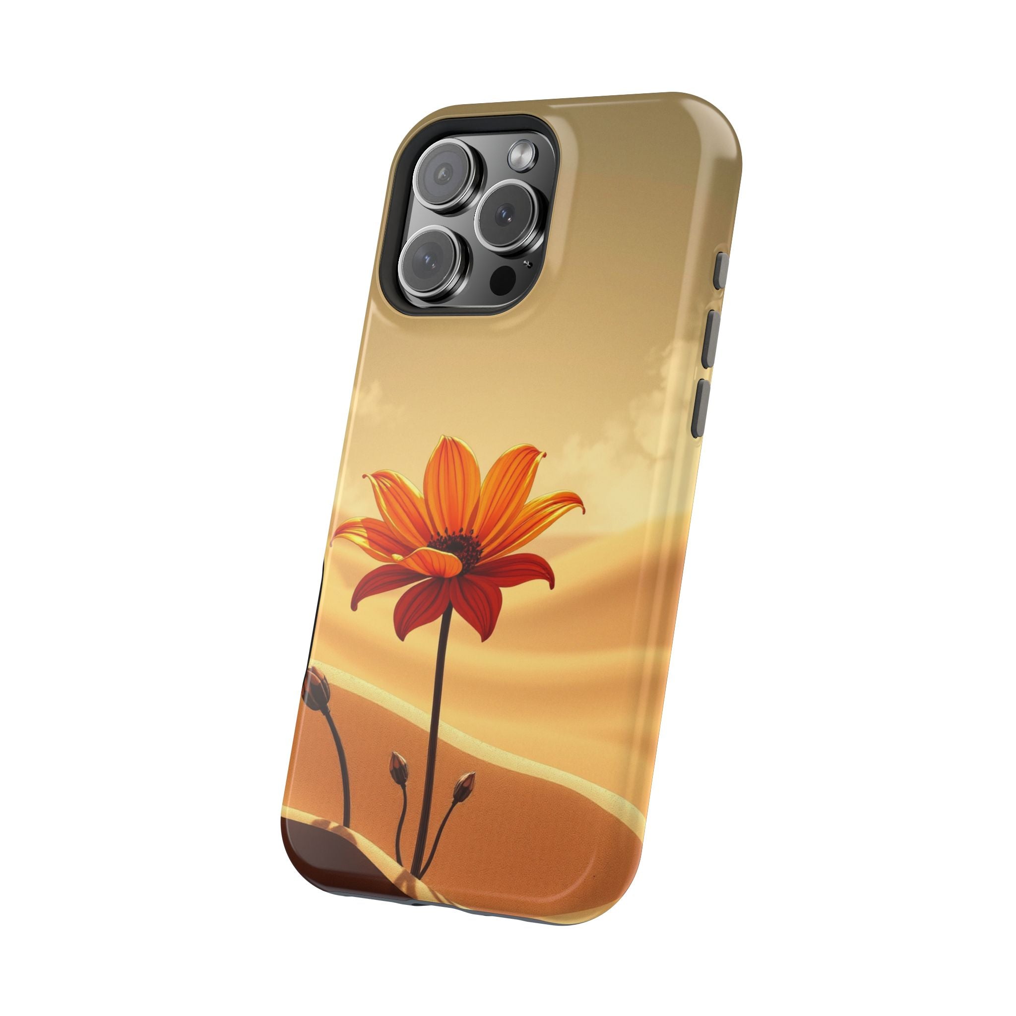 iPhone Neon Floral Dark Gothic Ink Bold Modern Everyday Snap Case · iPhone Case