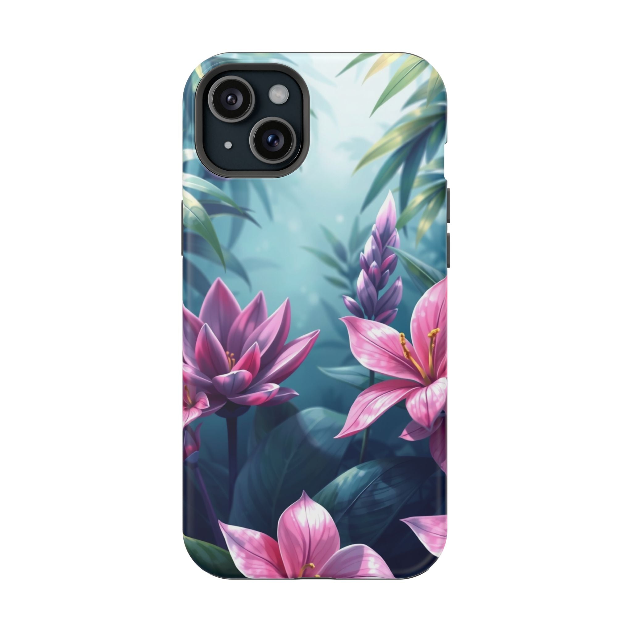 iPhone Indigo And Violet Jungle Floral Slim Everyday Designer Case · iPhone Case