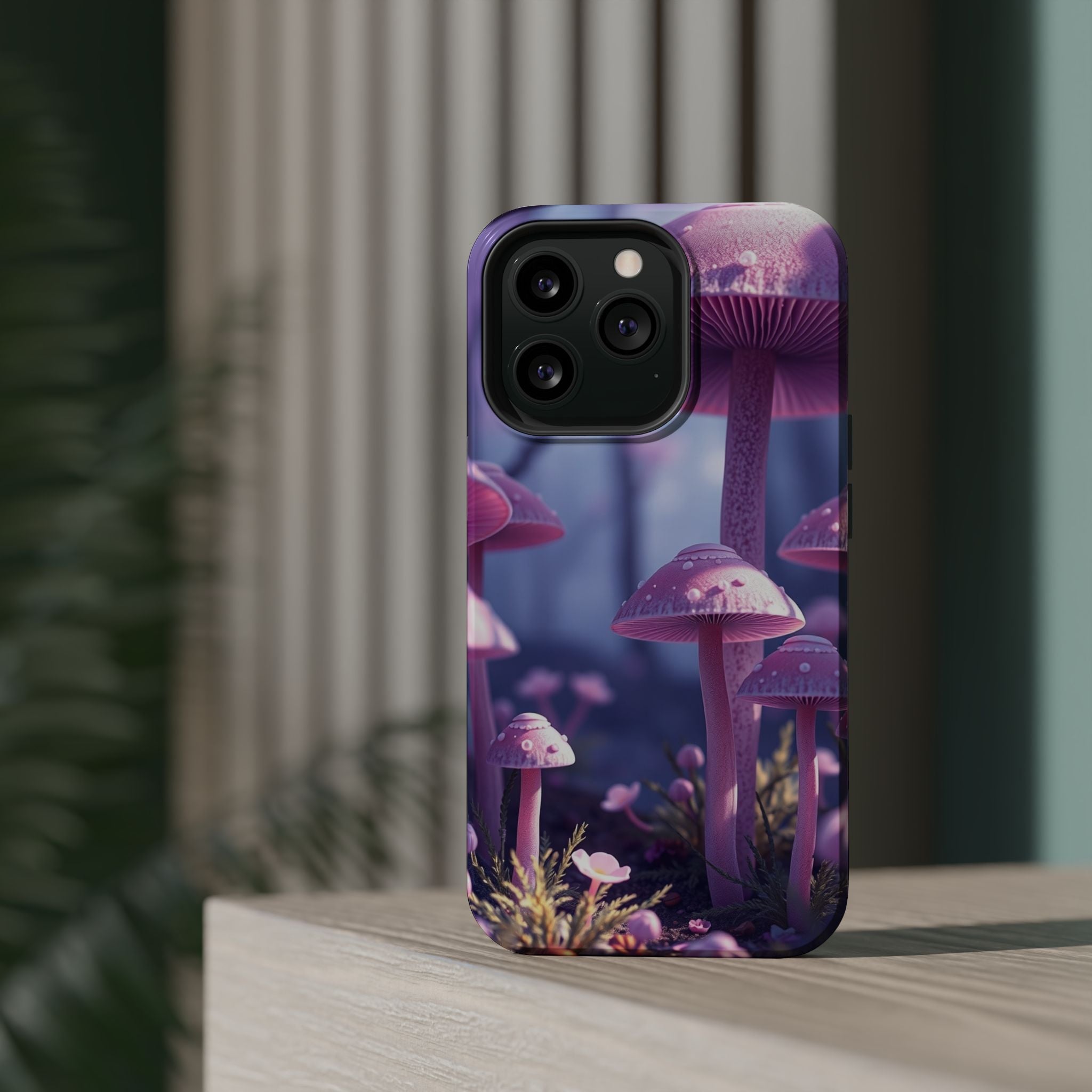 iPhone Mushroom Forest Dreamy Ethereal Slim Everyday Designer Case · iPhone Case