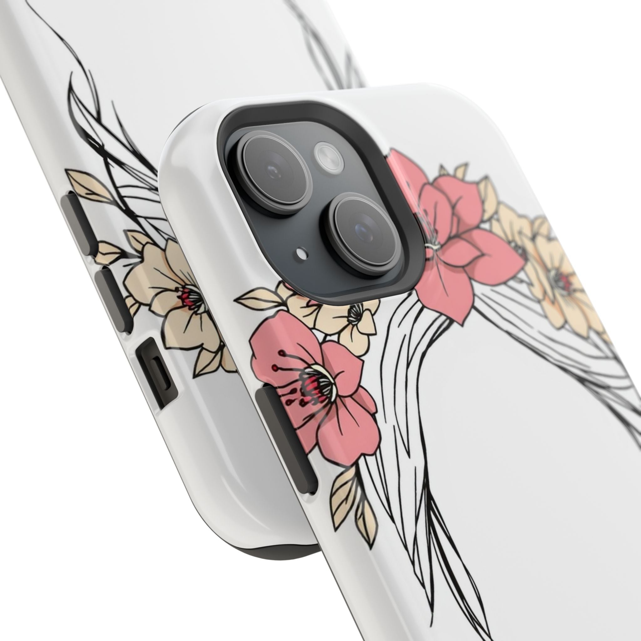 iPhone Floral Crown Electric Art Bold Modern Everyday Snap Case · iPhone Case