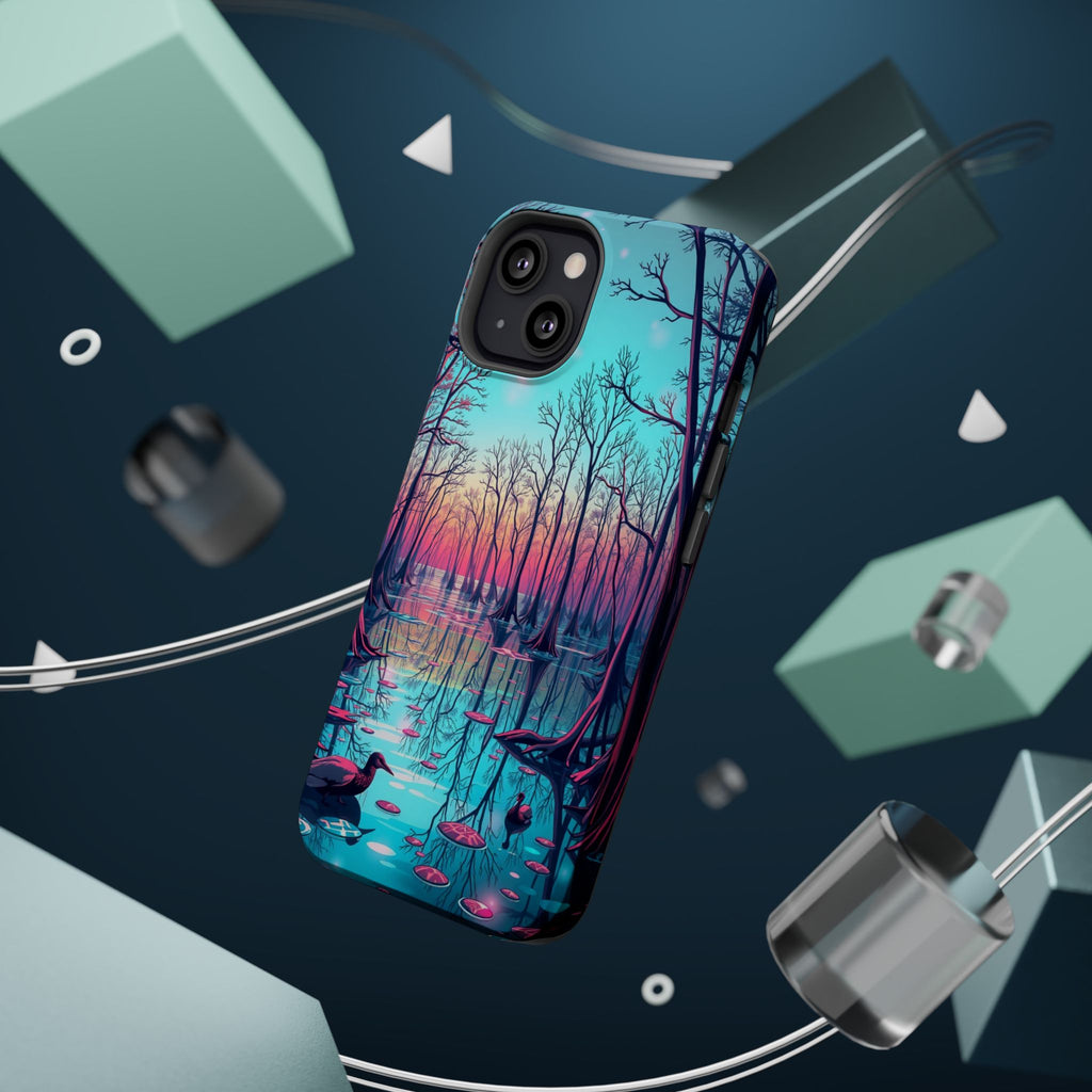 iPhone Cypress Swamp Holographic Iridescent Slim iPhone Everyday · iPhone Case