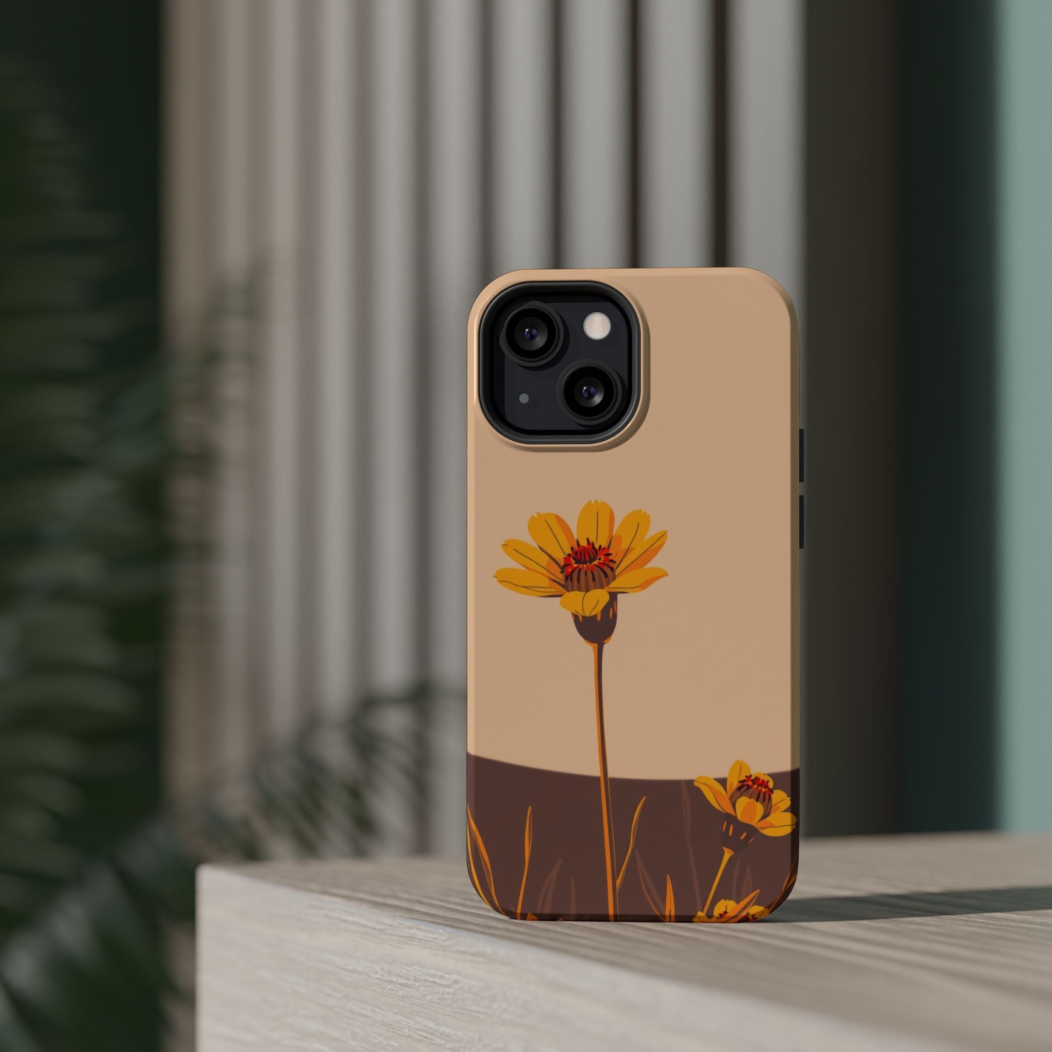 iPhone Serene Desert Flower Design Bold Modern Everyday Snap Case · iPhone Case