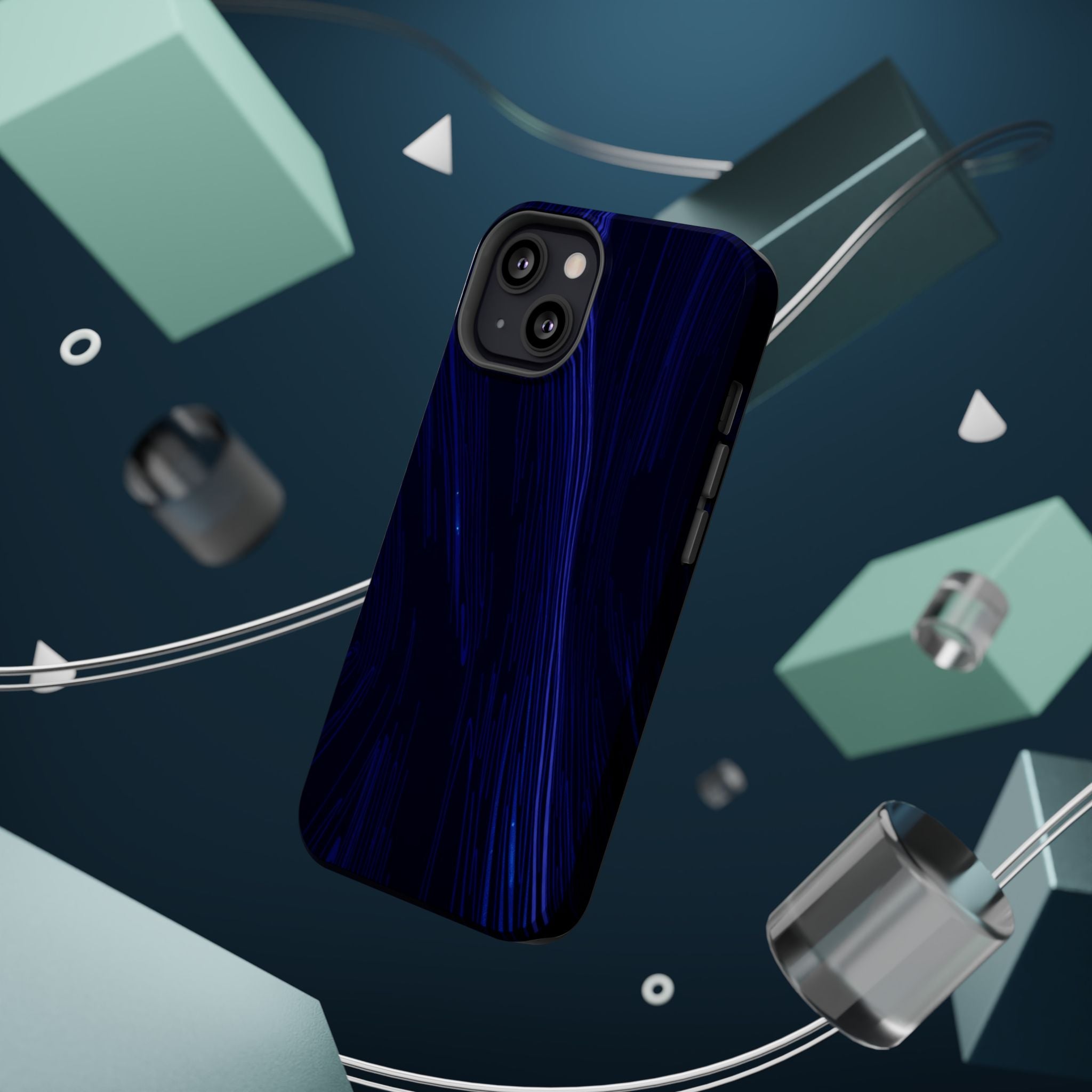 iPhone Interference Pattern Dark Gothic Ink Slim iPhone Everyday · iPhone Case