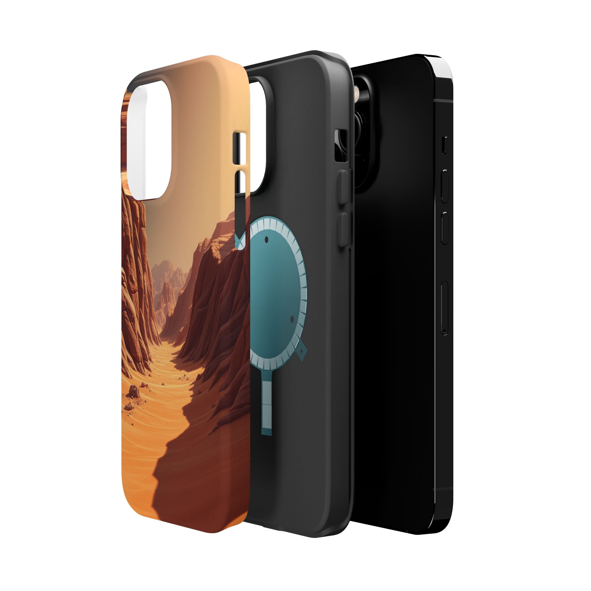 iPhone Burnt Orange And Sand Valley Floor Slim iPhone 20 Everyday · iPhone Case