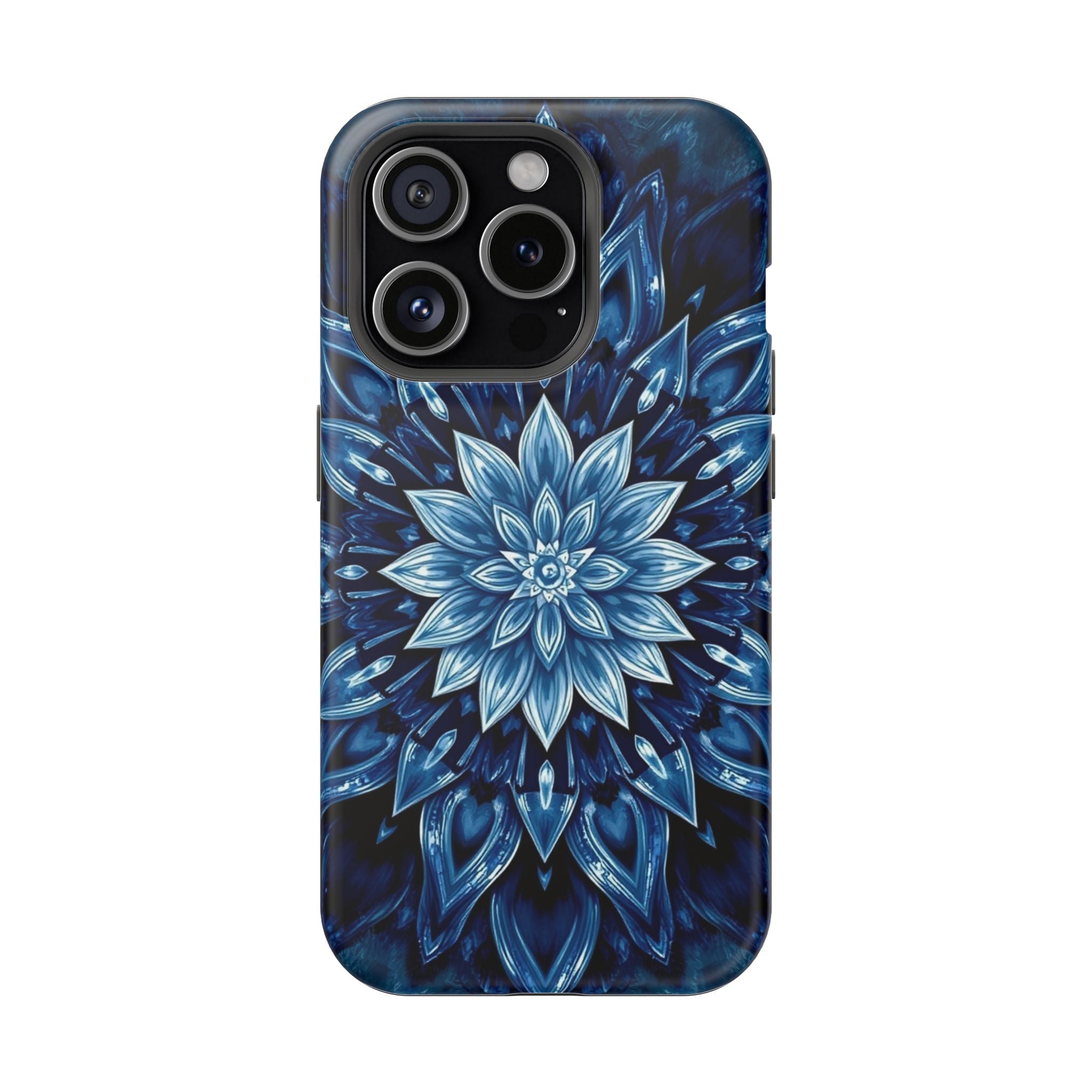 iPhone Floral Mandala Electric Art Bold Modern Everyday Snap Case · iPhone Case