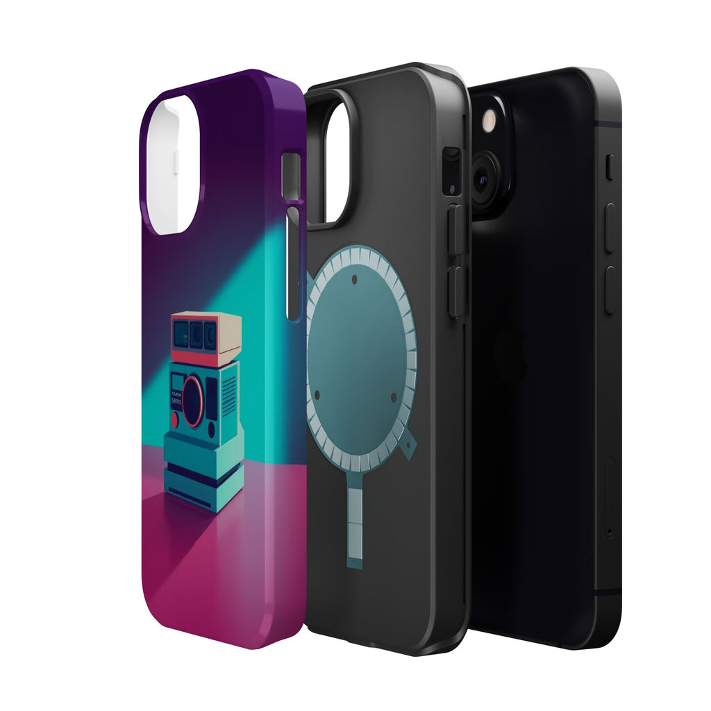iPhone Polaroid Stack Memory Pop Art Bold Slim Everyday Designer Case · iPhone C