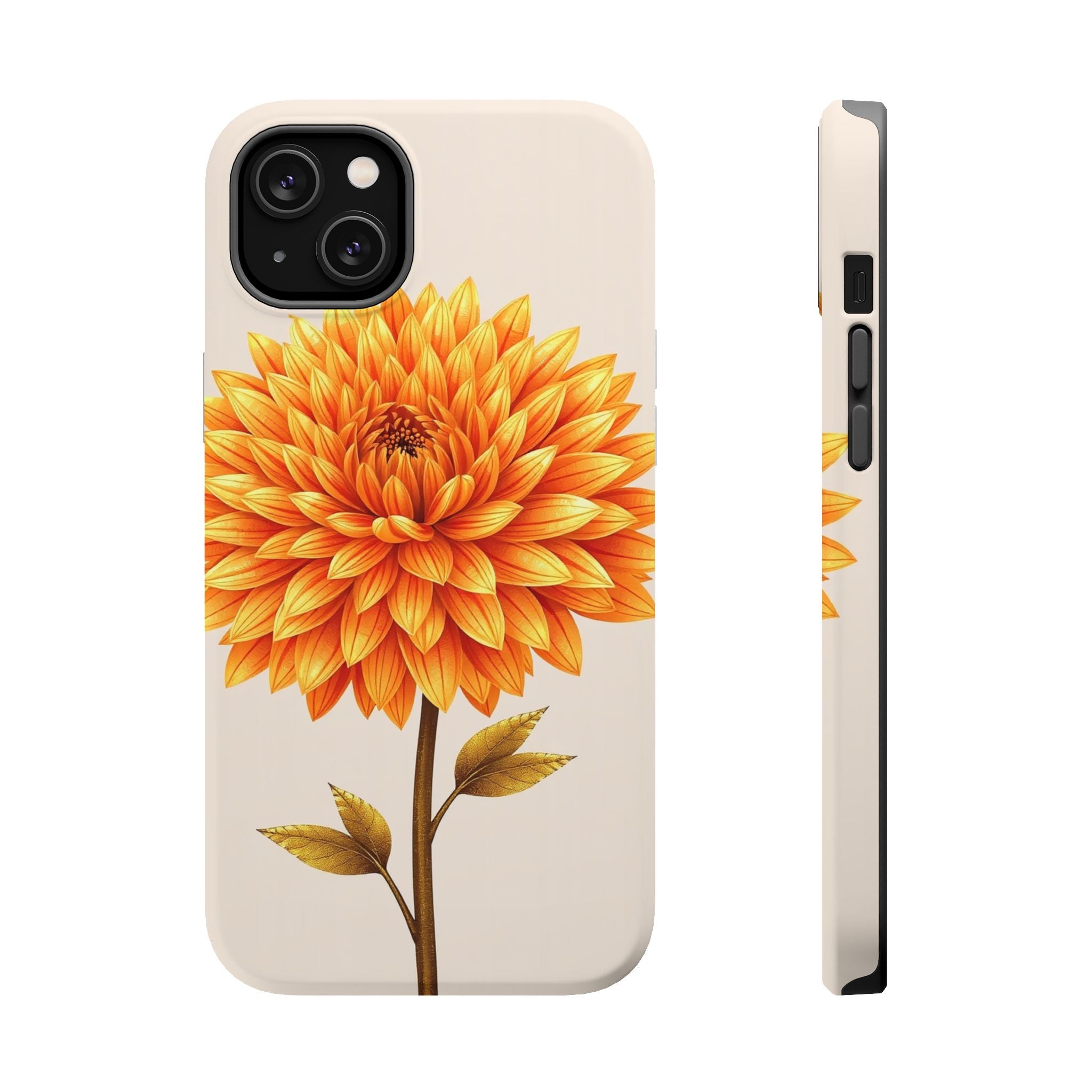 iPhone Chrysanthemum Classic Gold Foil Luxury Slim iPhone Everyday · iPhone Case