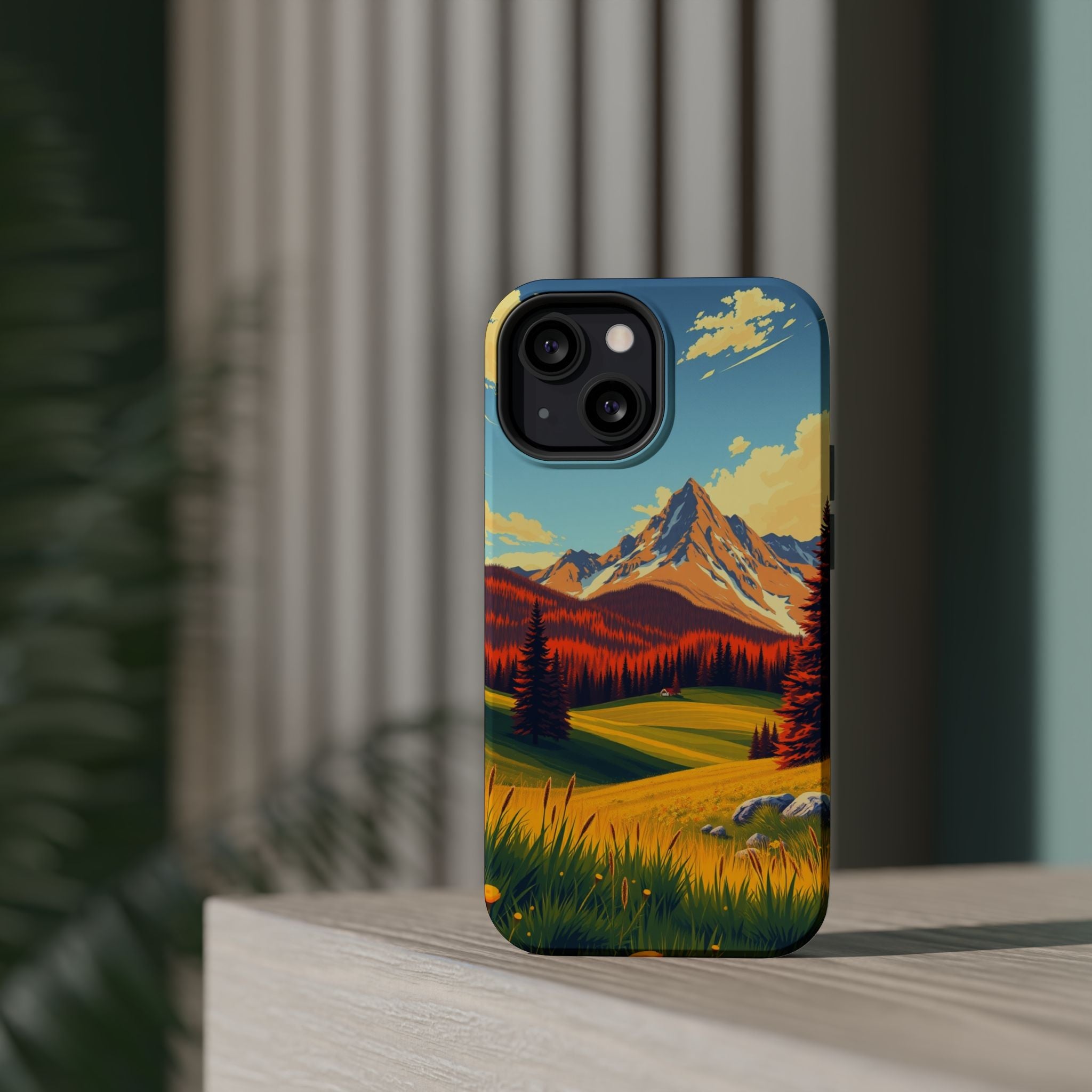 iPhone Radiant Alpine Meadow Design Slim Everyday Designer Case · iPhone Case