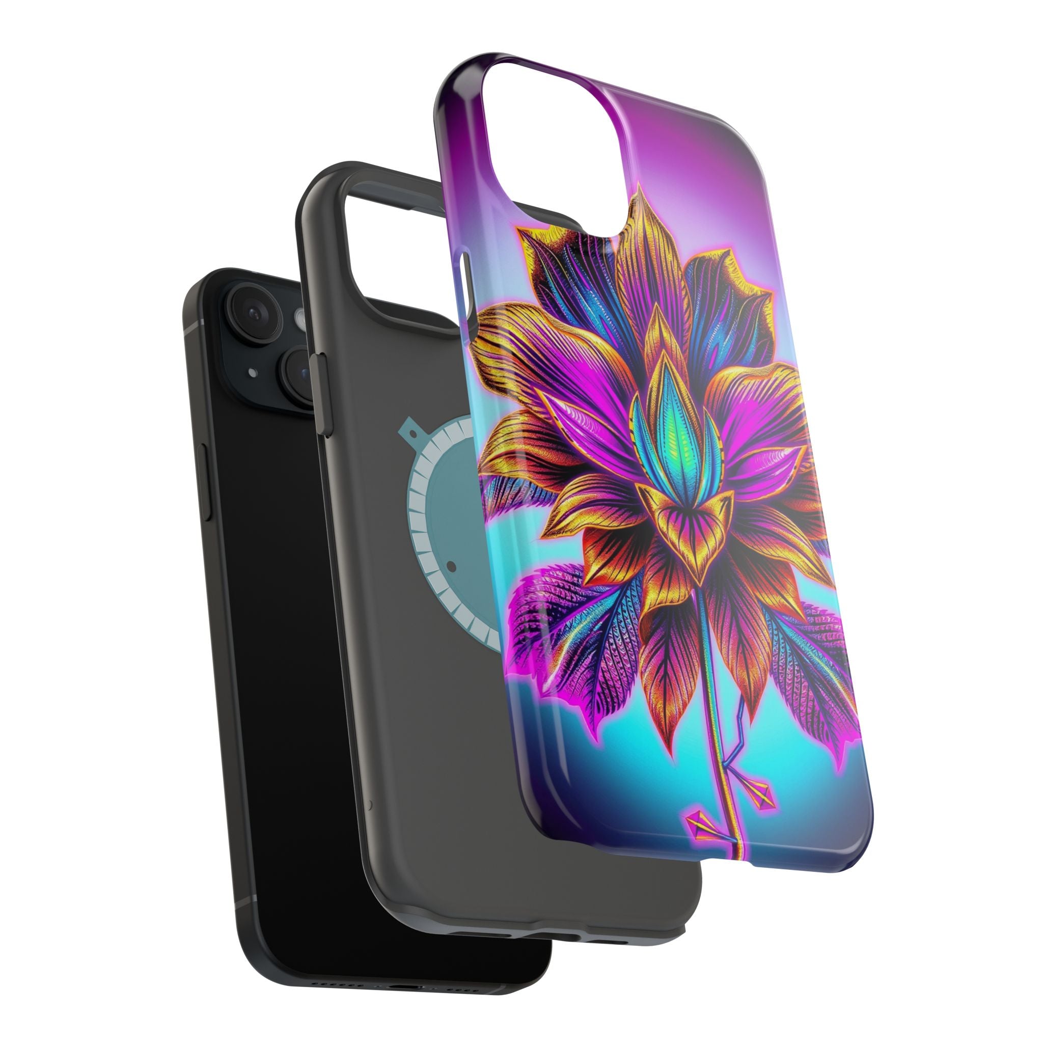 iPhone Floral Gold Foil Mystic Art Bold Modern Everyday Snap Case · iPhone Case