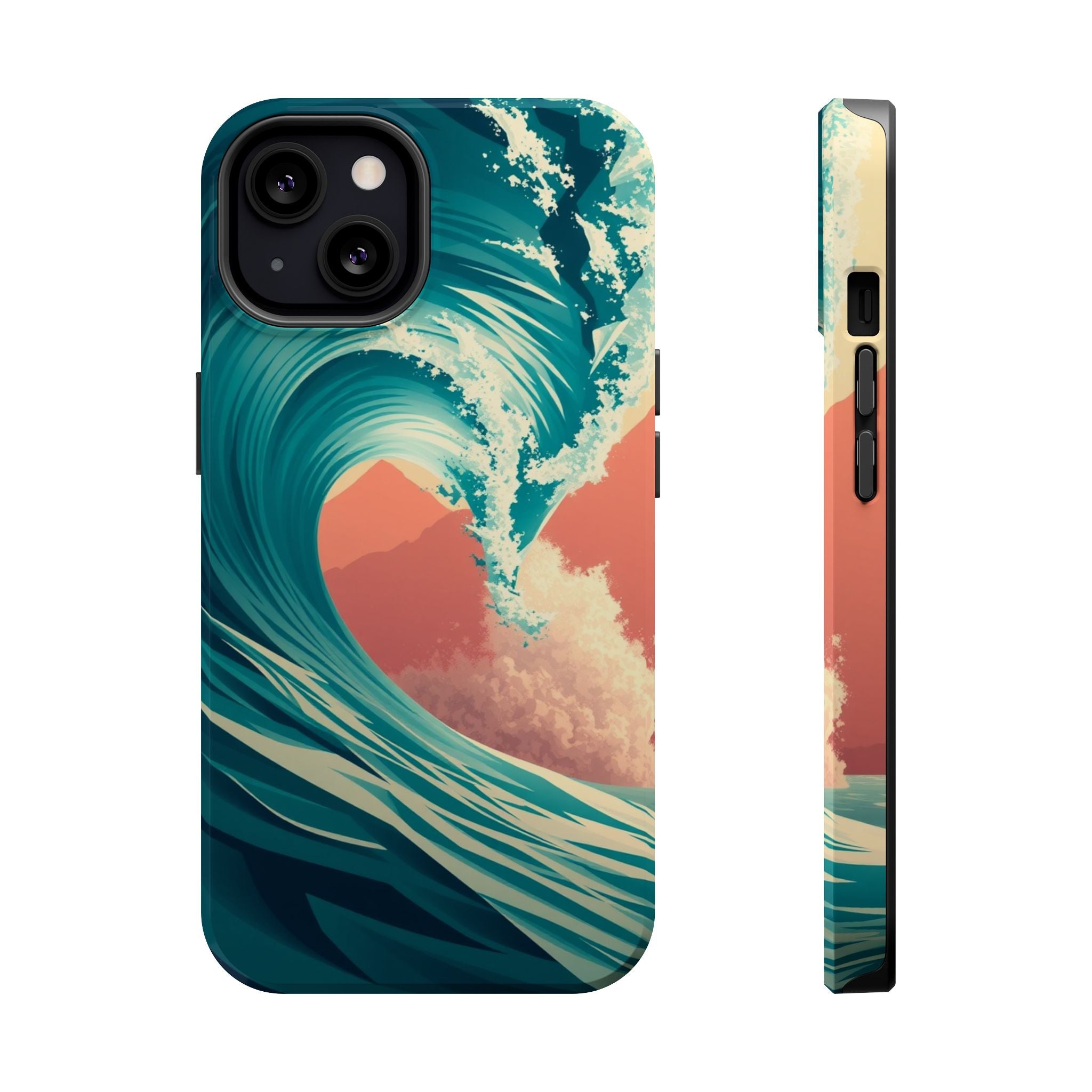 iPhone Ocean Wave Crash Cinematic Art Slim Everyday Designer Case · iPhone Case