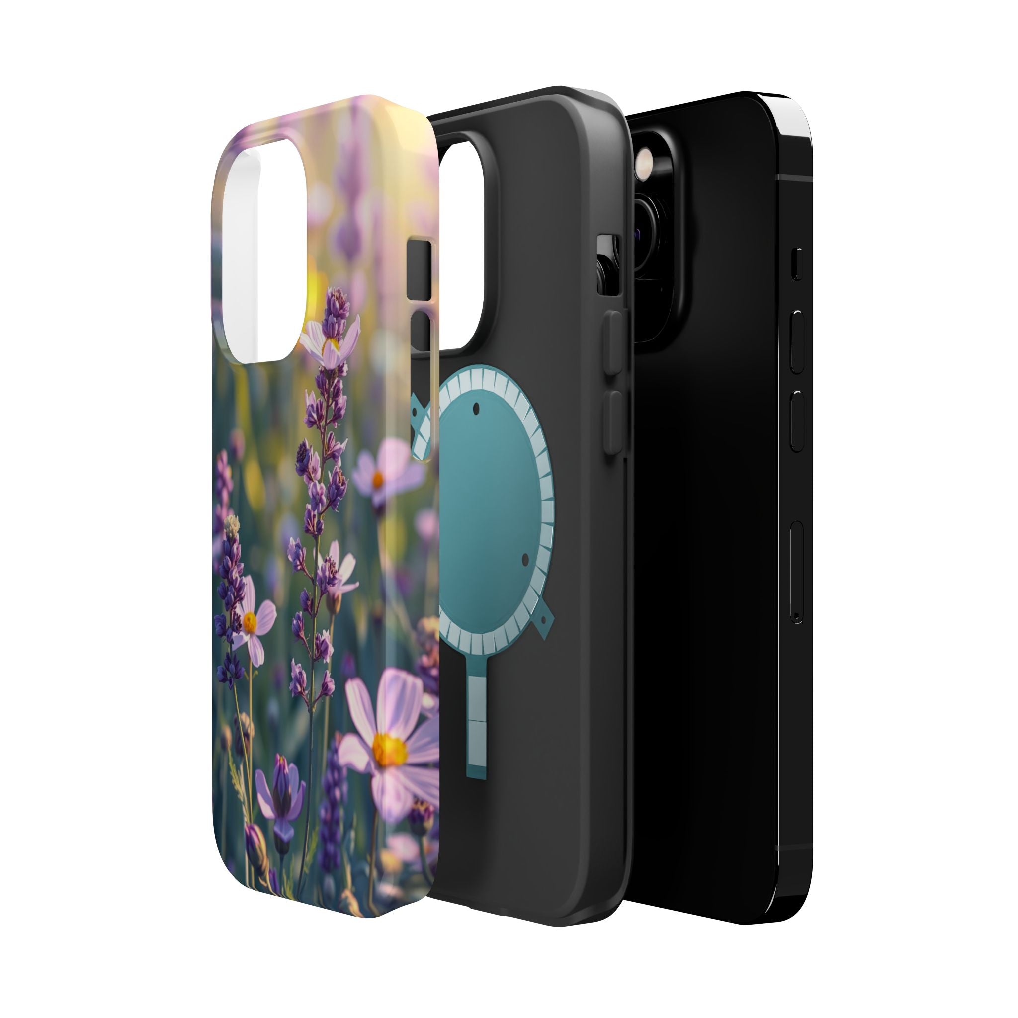 iPhone Lavender And Pearl Wildflower Field Slim iPhone Everyday · iPhone Case