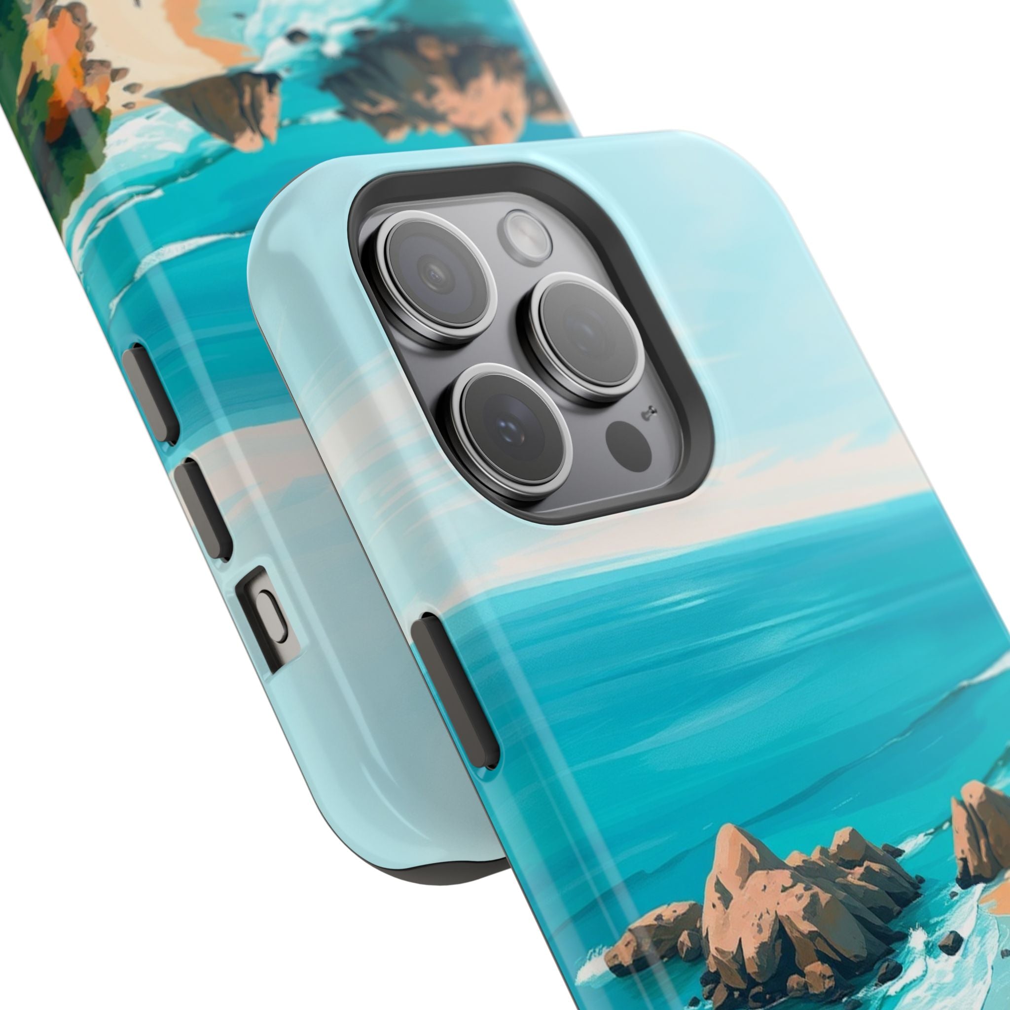 iPhone Pebble Beach Cinematic Art Bold Modern Everyday Snap Case · iPhone Case