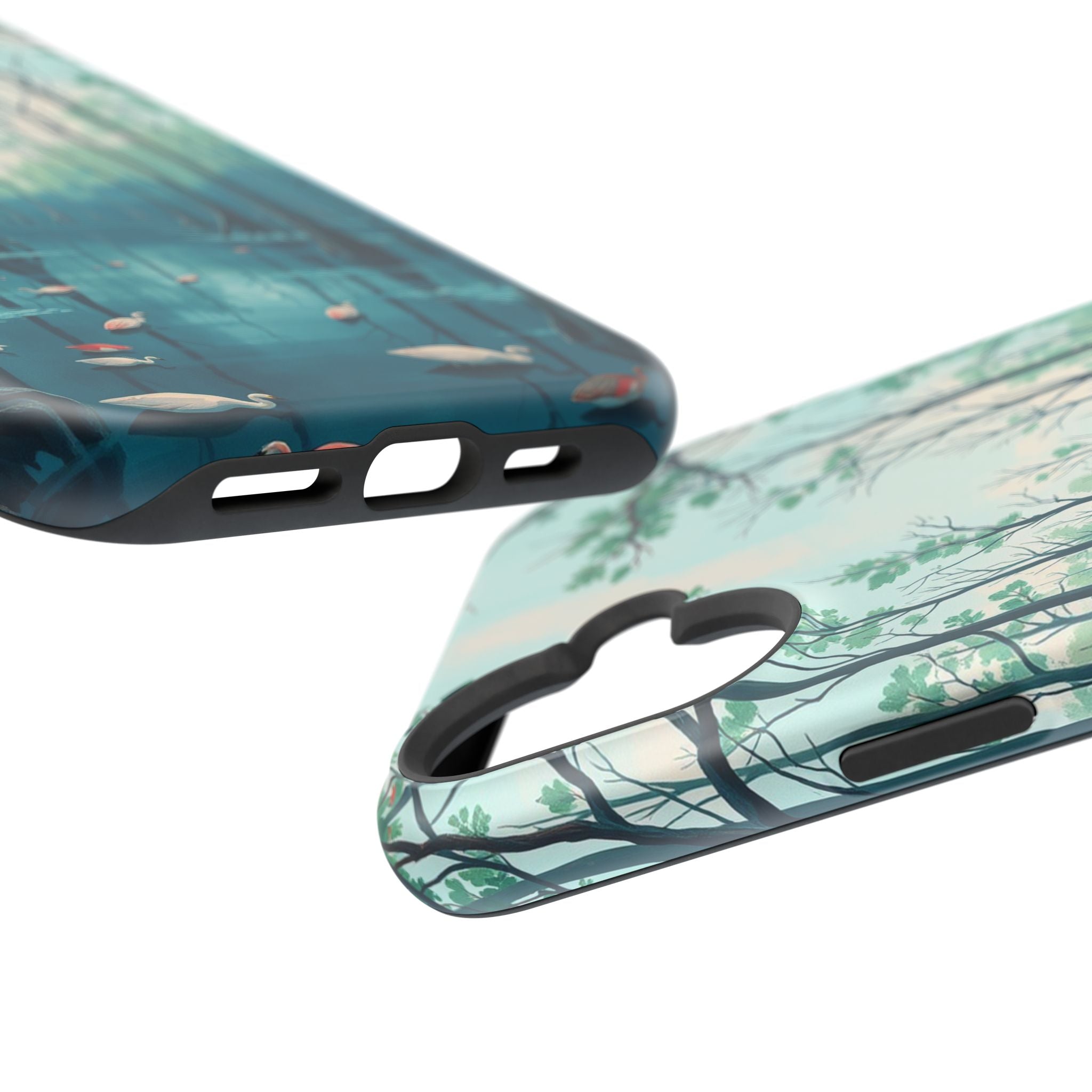 iPhone Cypress Swamp Electric Art Bold Modern Everyday Snap Case · iPhone Case