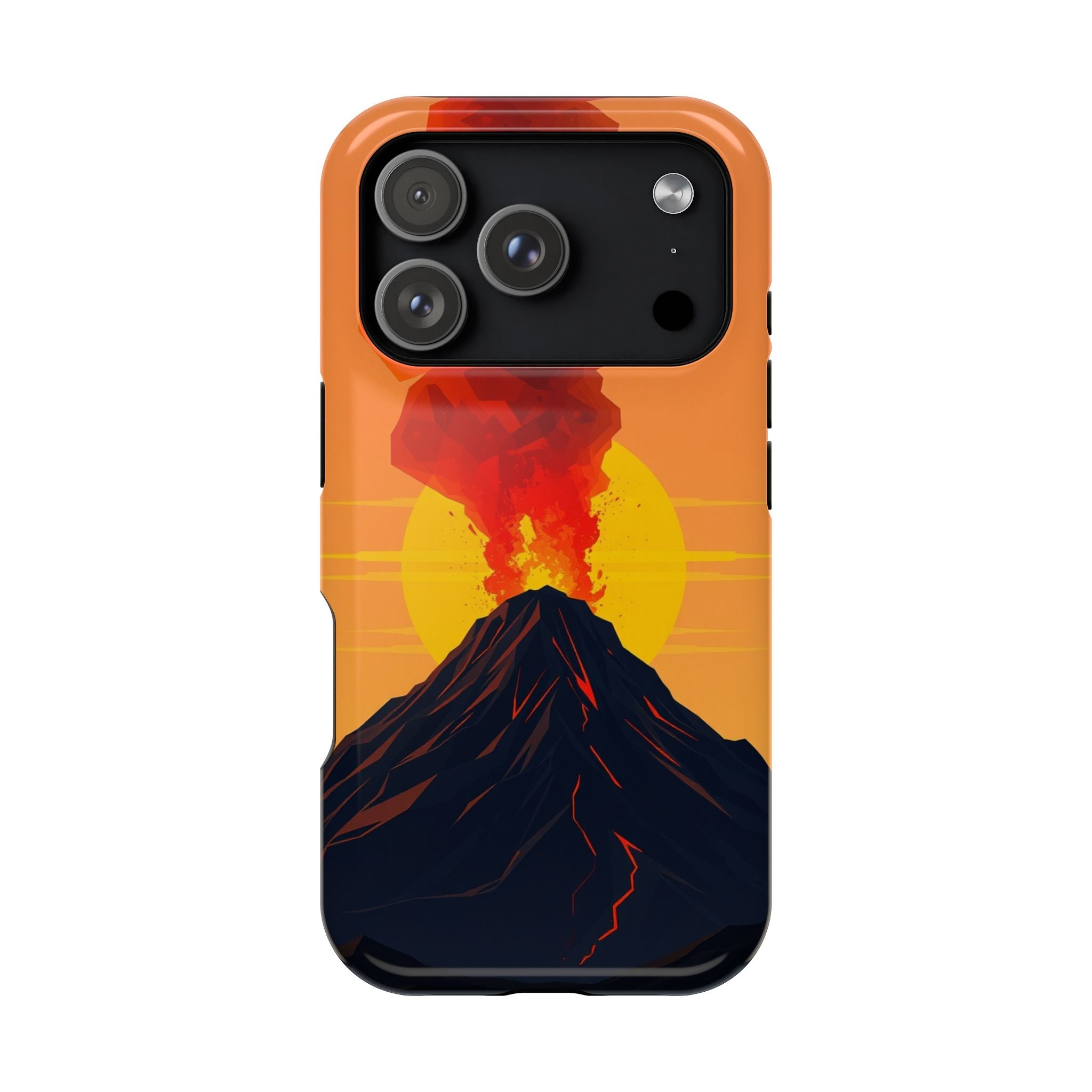 iPhone Vibrant Volcanic Eruption Design Slim Everyday iPhone Designer · iPhone C