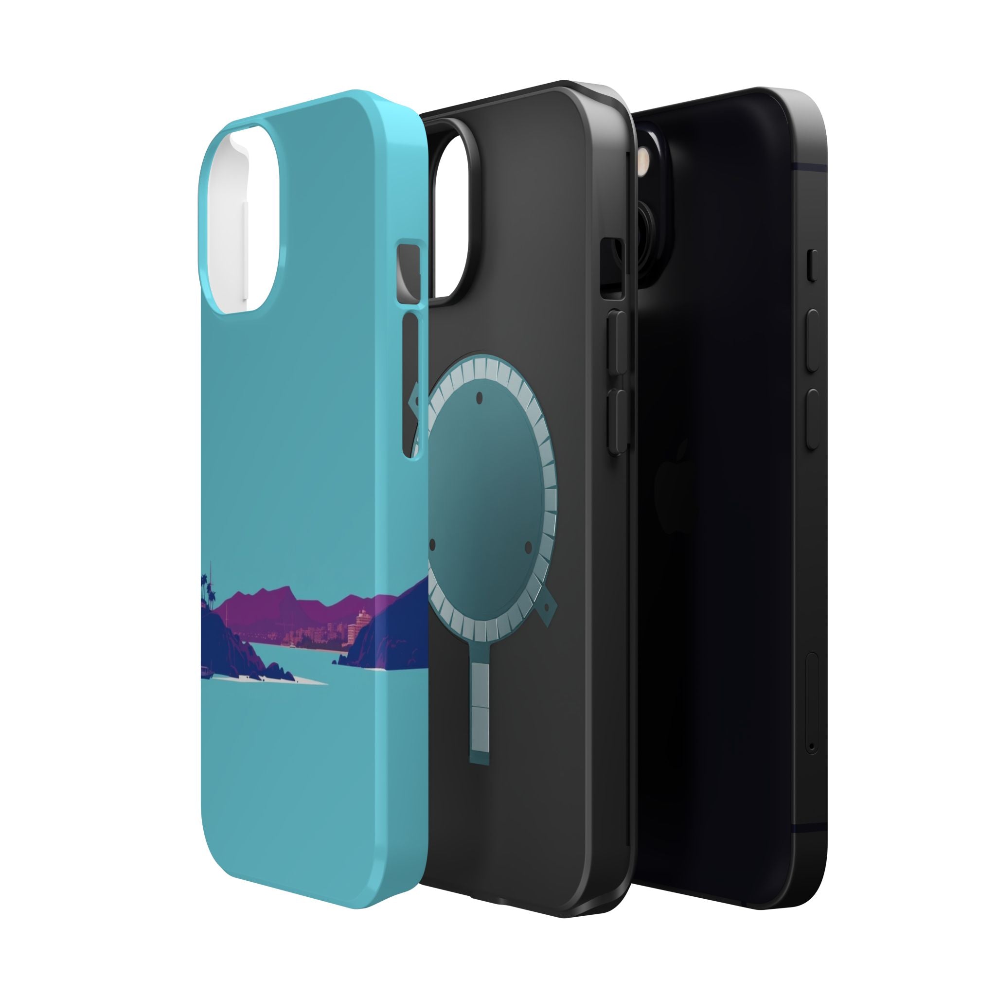 iPhone Hibiscus Coast Mystic Art Bold Modern Everyday Snap Case · iPhone Case