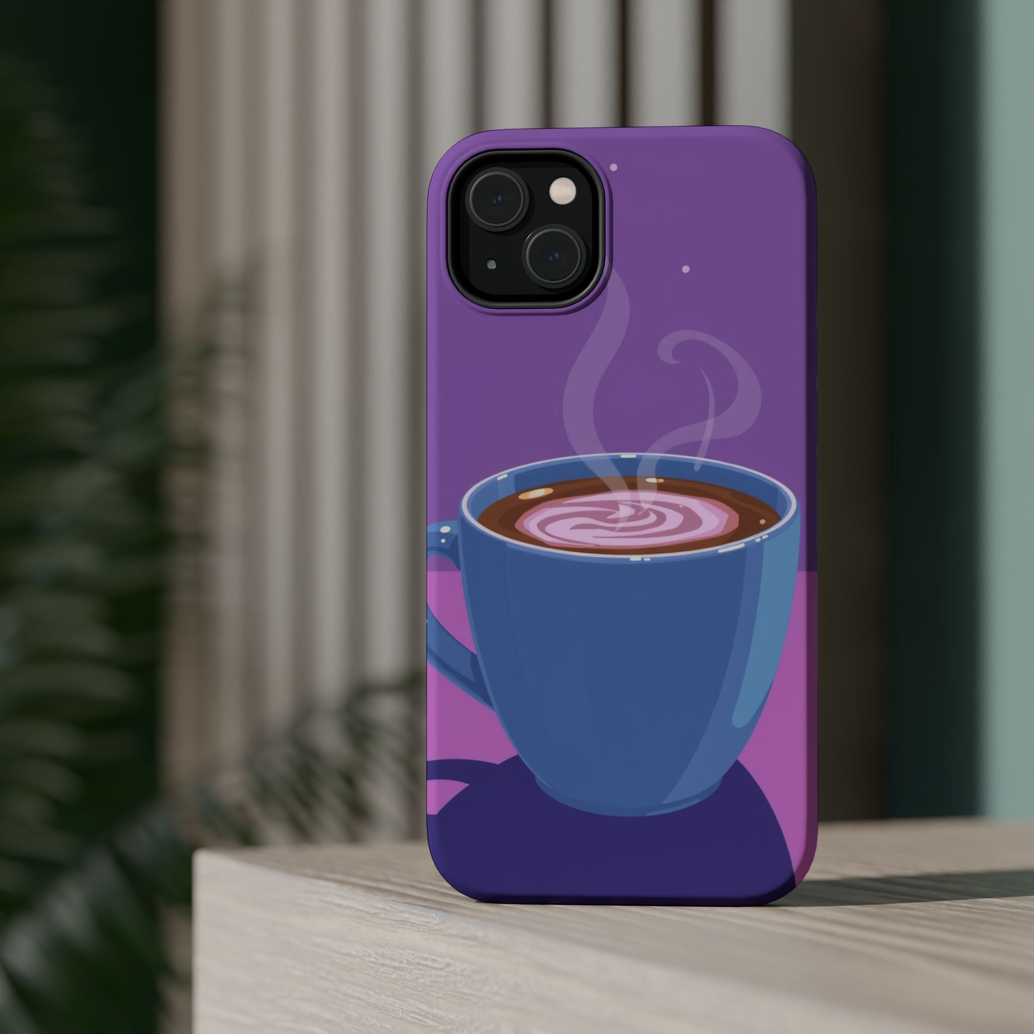 iPhone Emotional Support Coffee Pixel Art -Bit Soft Finish Everyday Case · iPhon