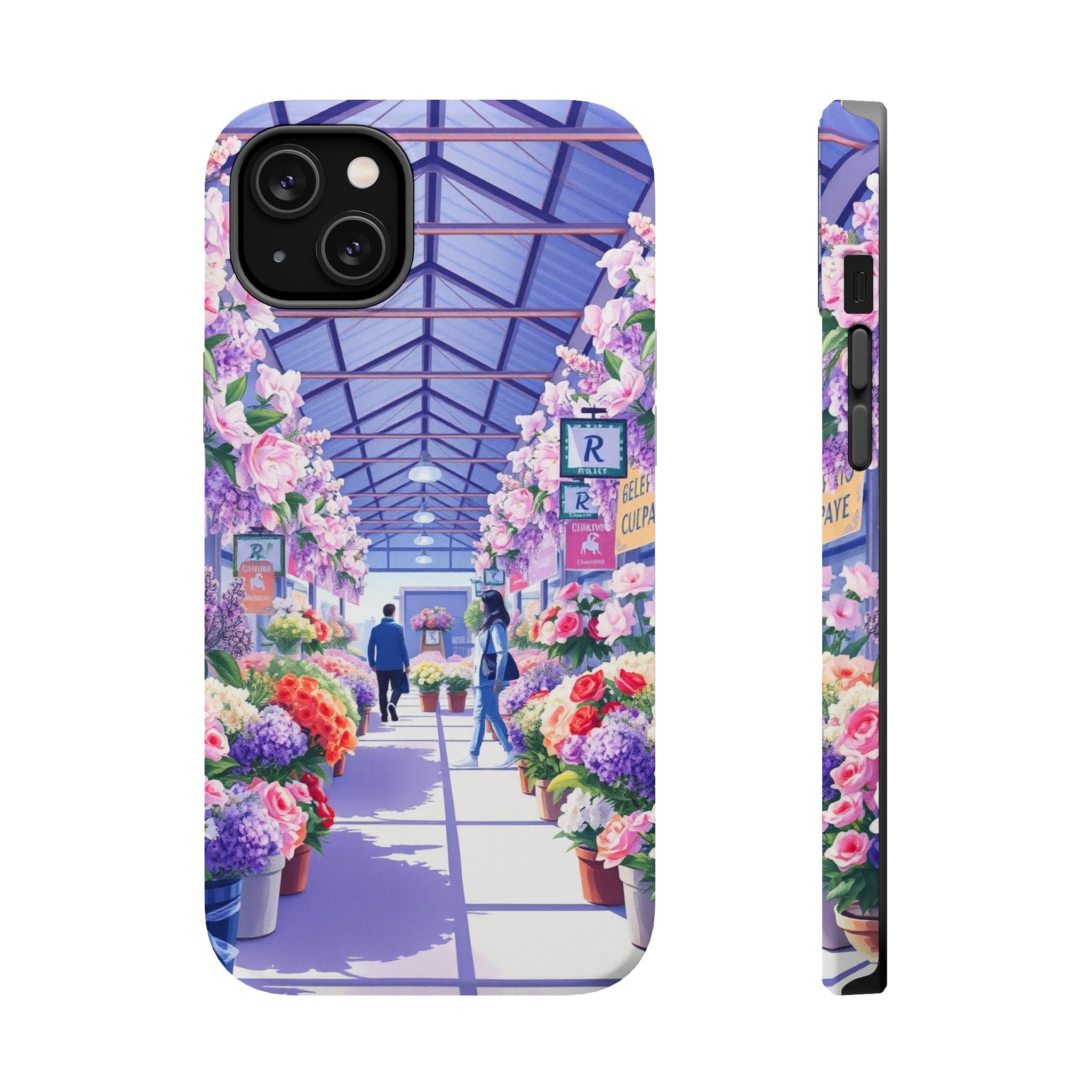 iPhone Flower Market Cinematic Art Clean Minimal Snap Cas Slim Snap Case · iPhon