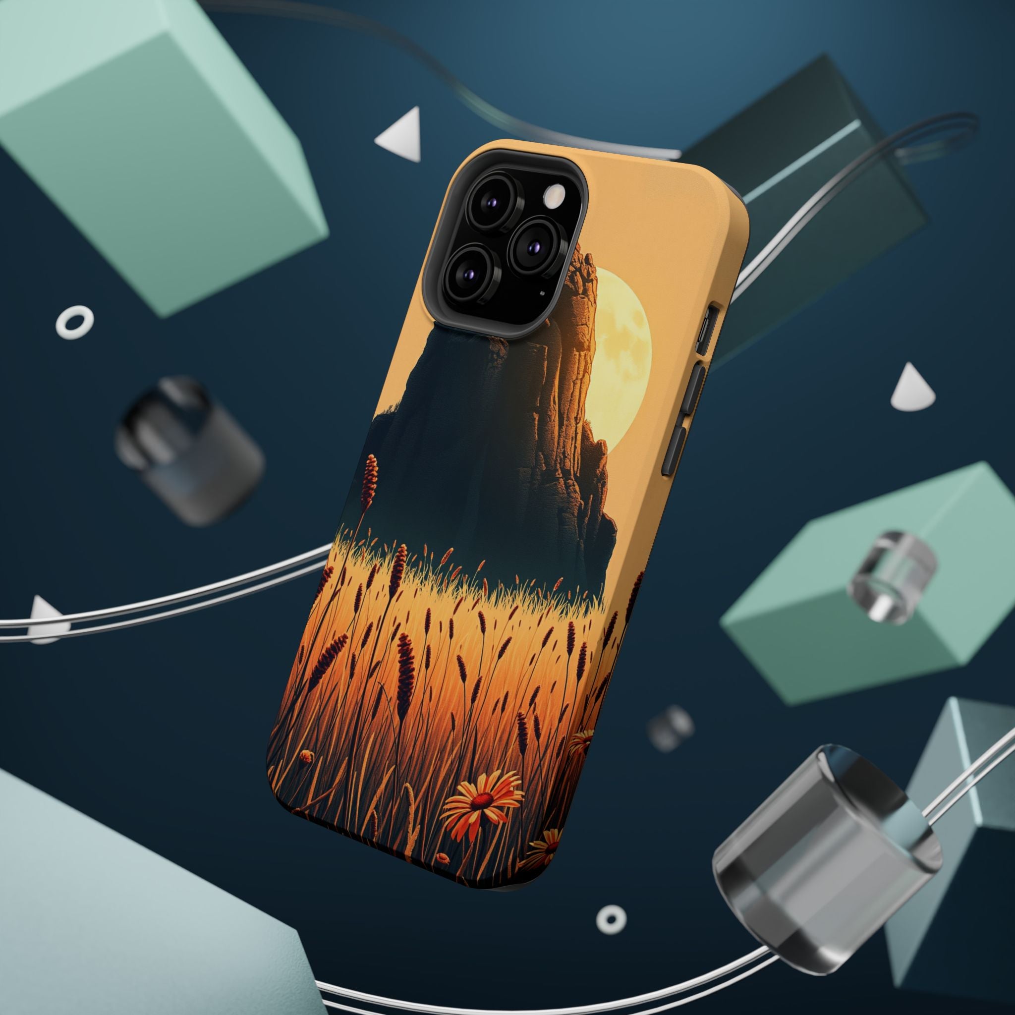 iPhone Spring Meadow Cinematic Art Clean Minimal Snap Cas Slim Snap Case · iPhon