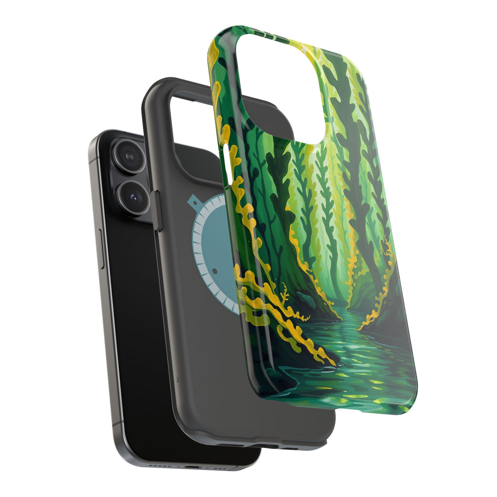 iPhone Kelp Forest Oil Painting Impressionist Slim iPhone Everyday · iPhone Case