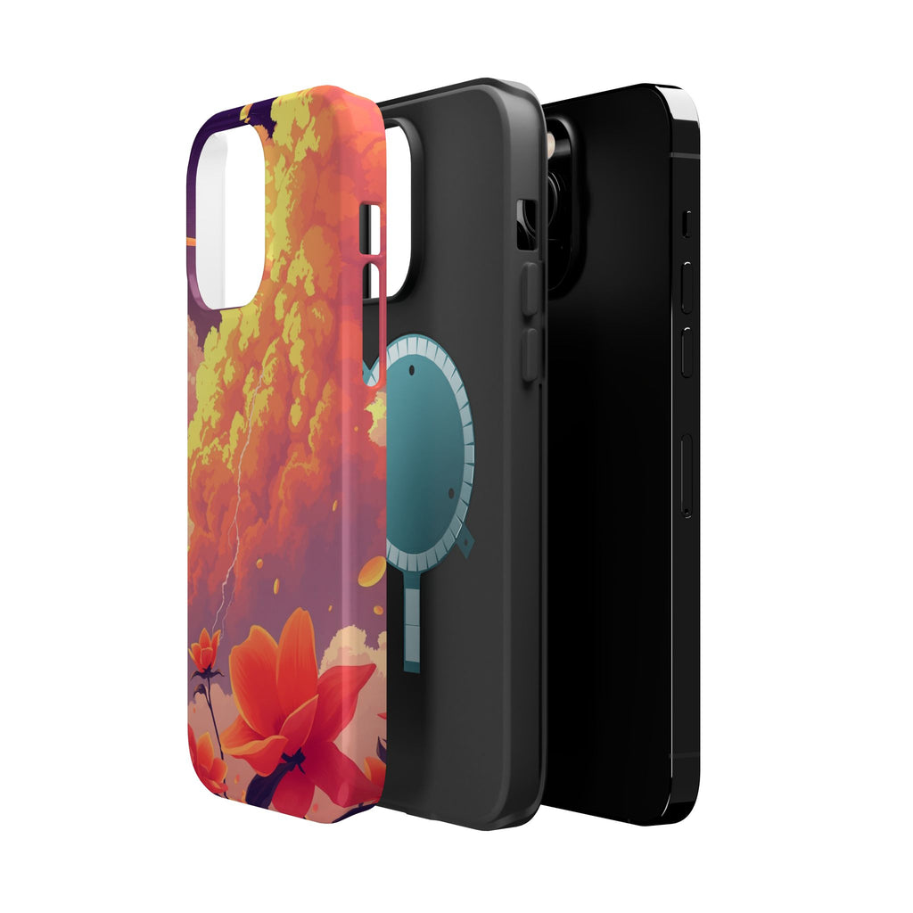 iPhone Sunset Amber And Peach Petal Storm Slim iPhone Everyday Designer · iPhone