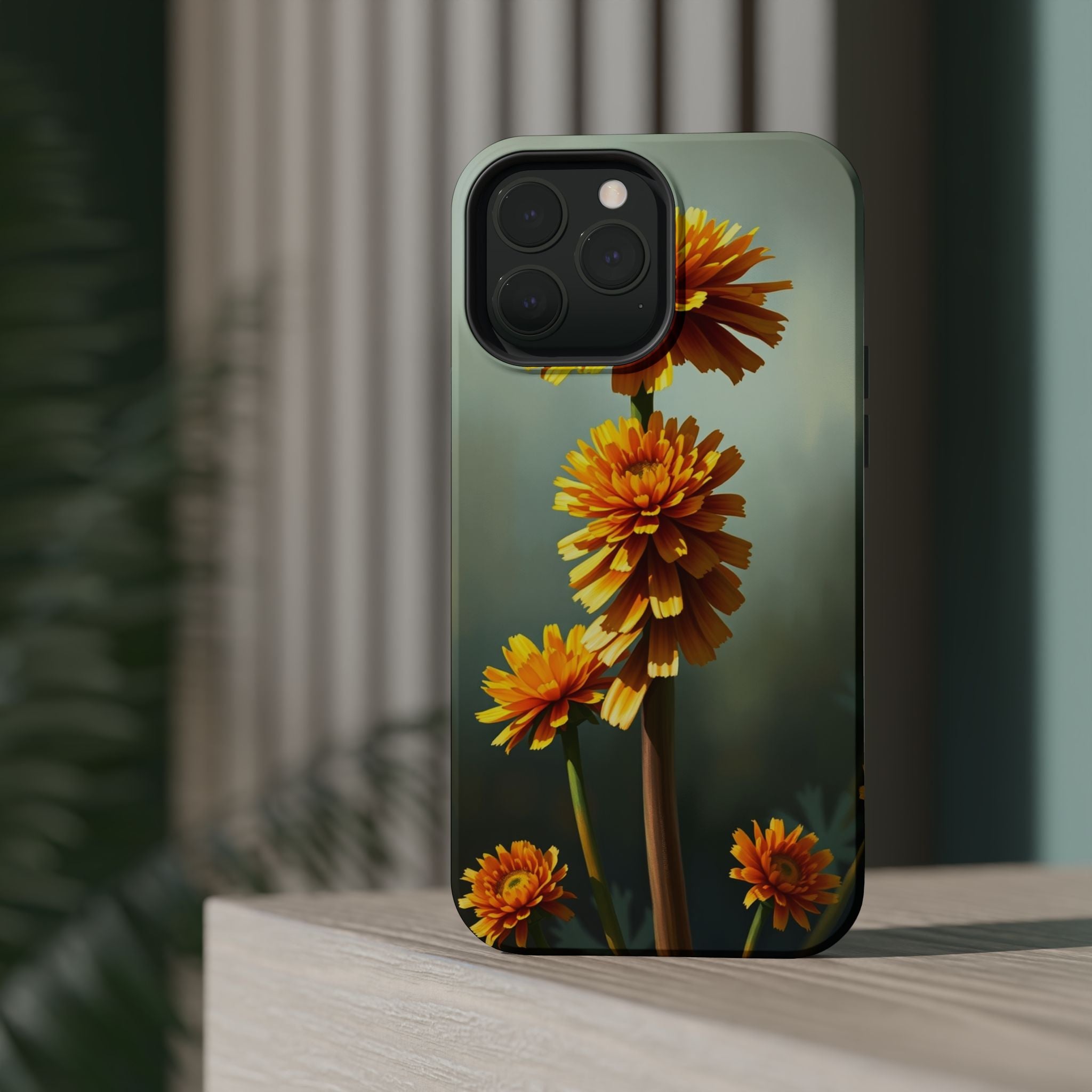 iPhone Ranunculus Stack Electric Art Slim Everyday Designer Case · iPhone Case