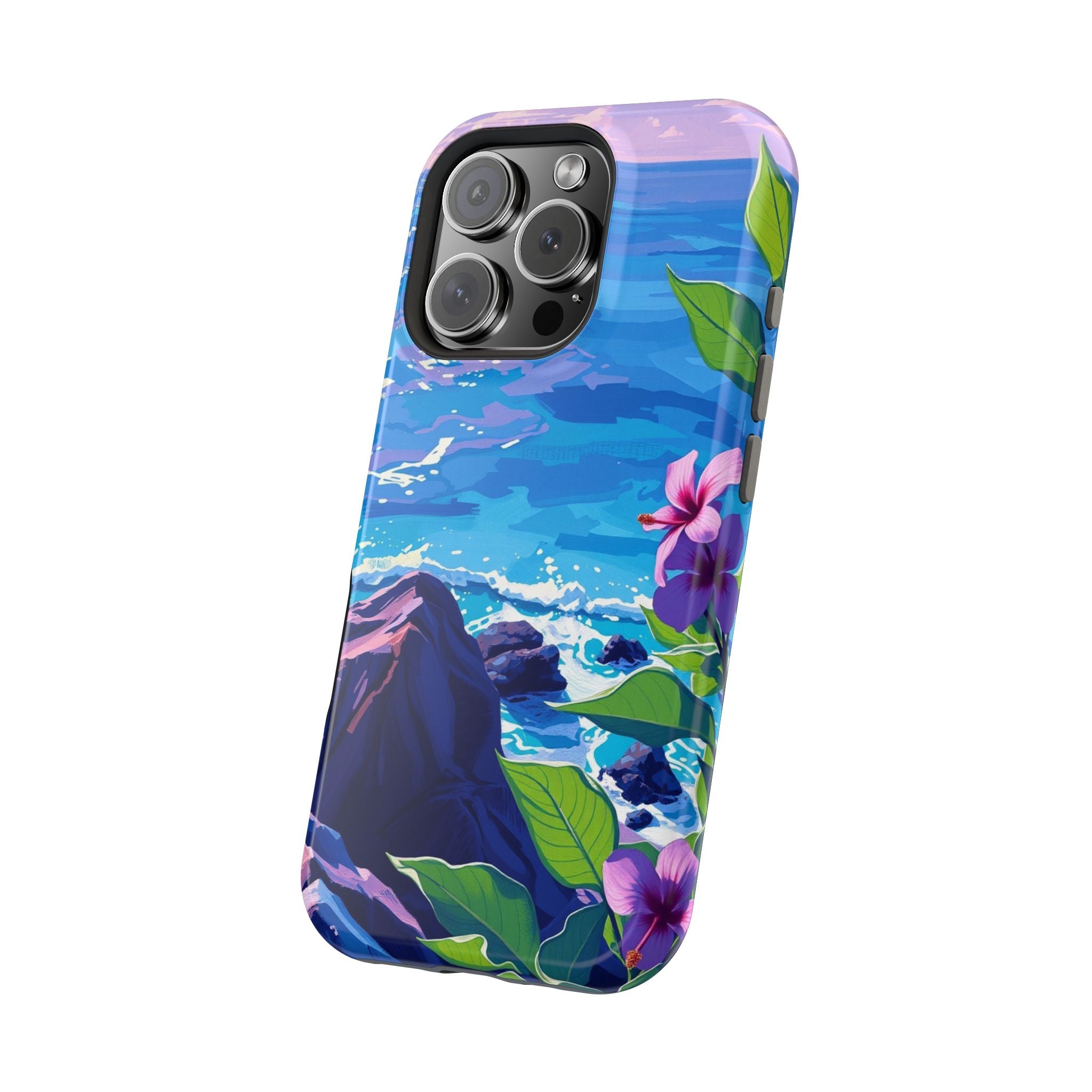 iPhone Hibiscus Coast Enchanted Art Slim Everyday Designer Case · iPhone Case