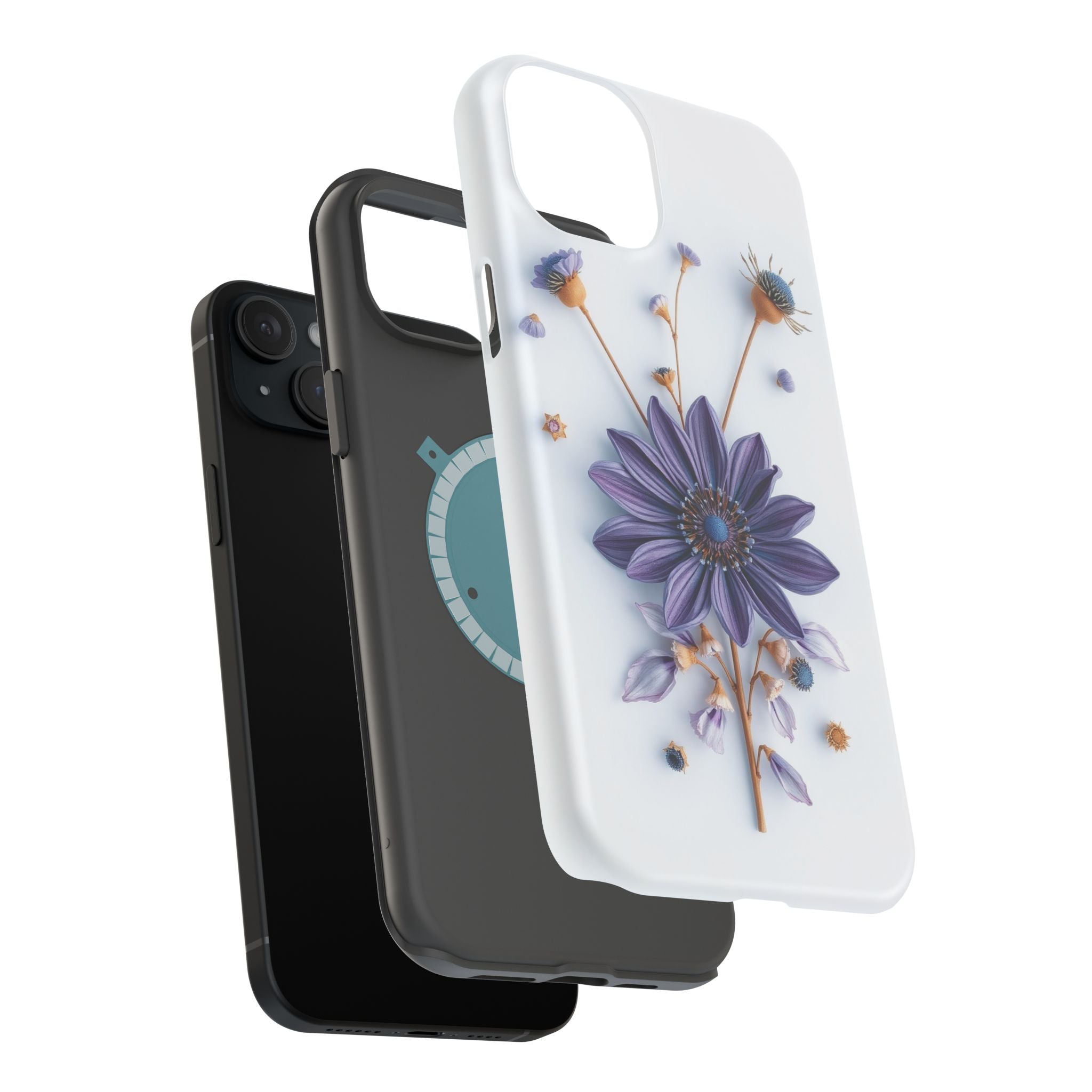 iPhone Dried Flower Flat Lay Pastel Kawaii Slim iPhone Everyday · iPhone Case